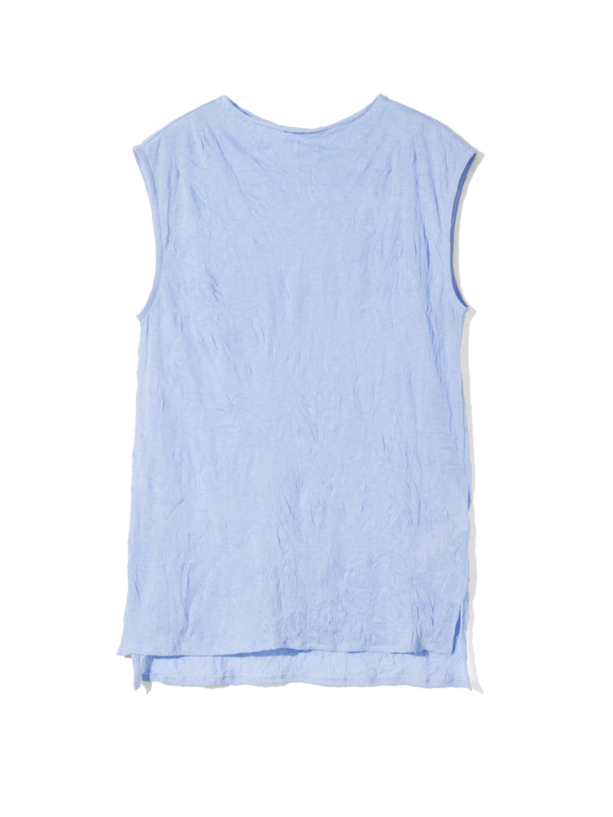 see-through high neck sleeveless inner