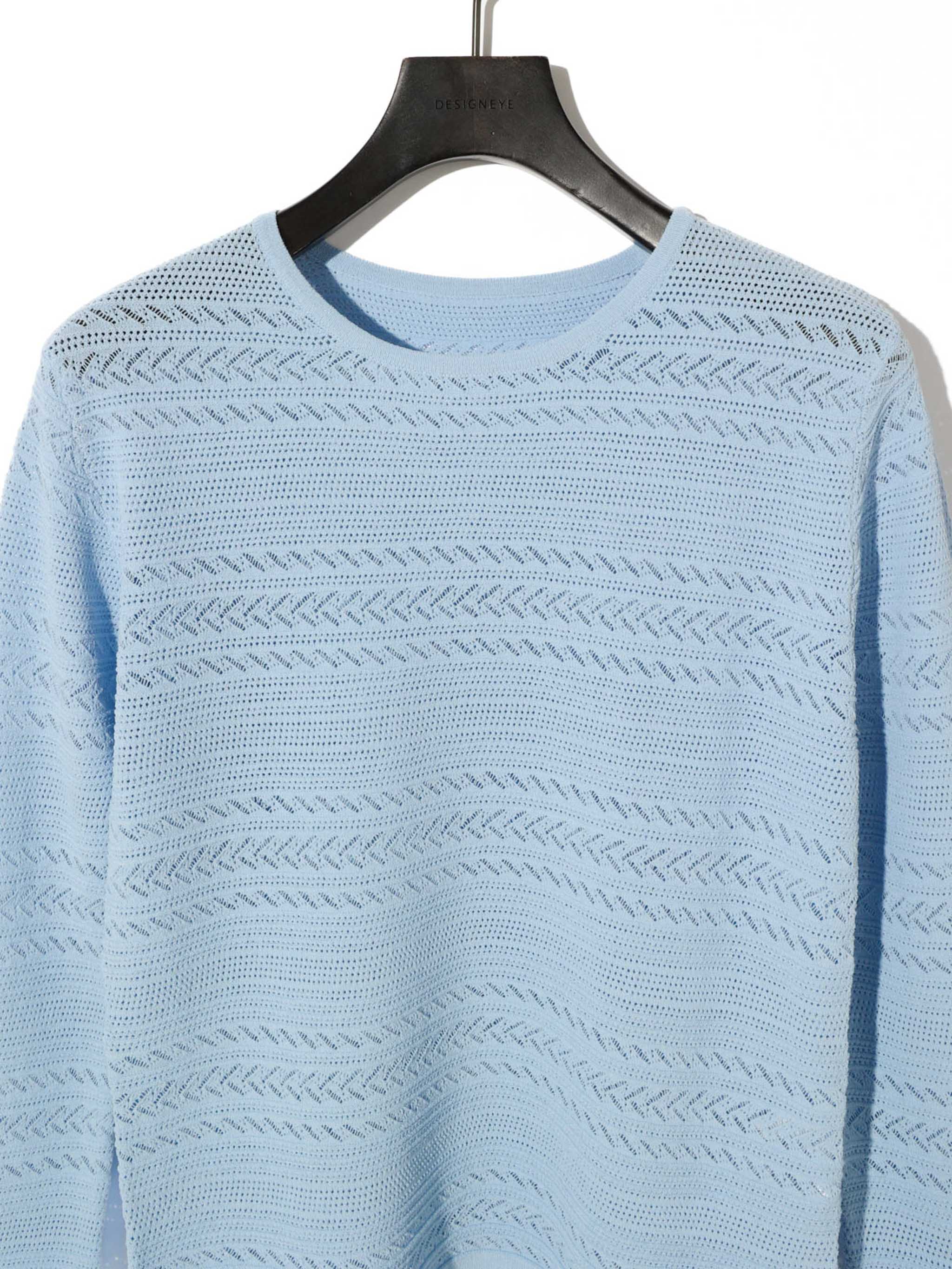 lace knit tight pullover