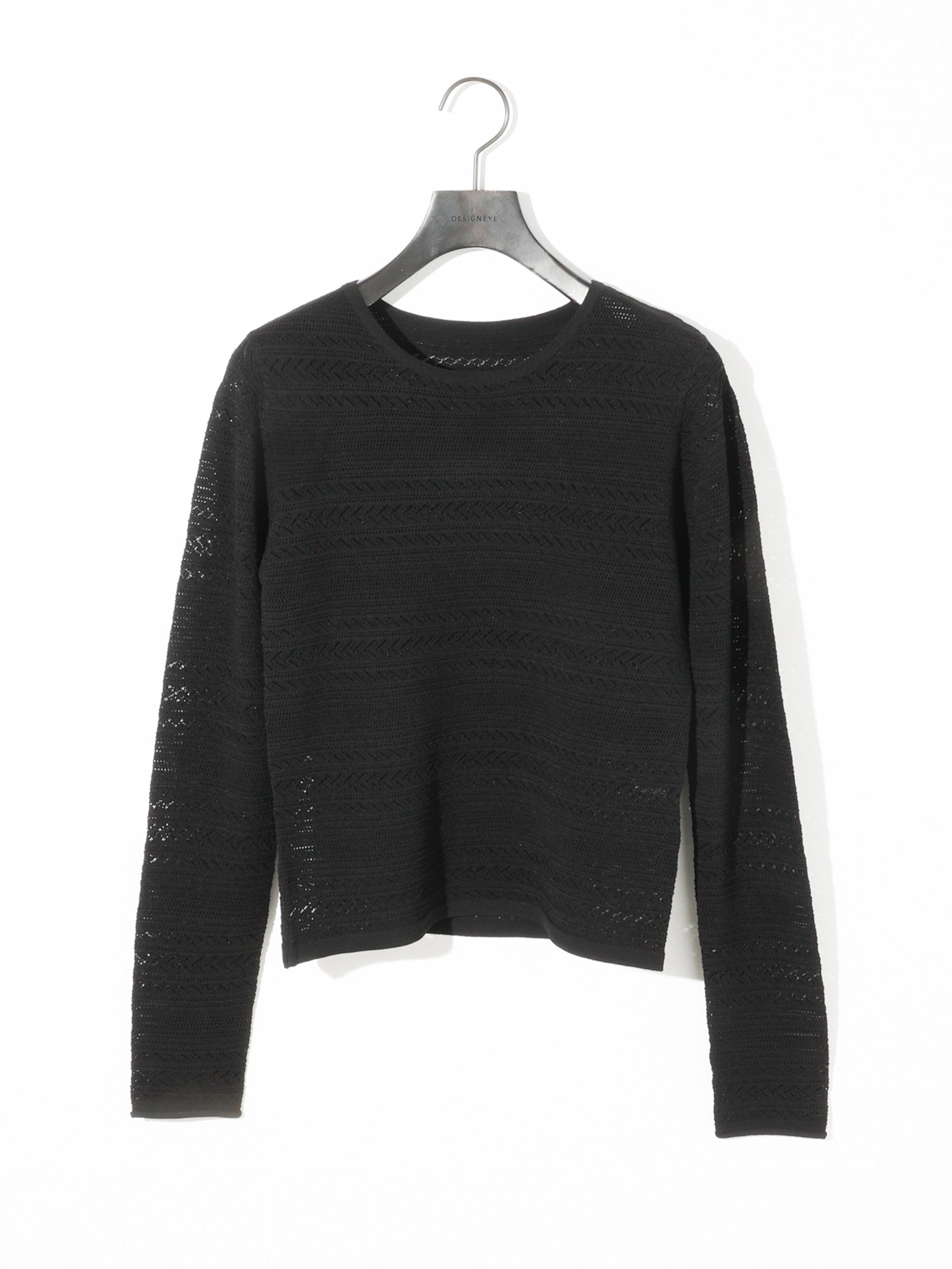 lace knit tight pullover