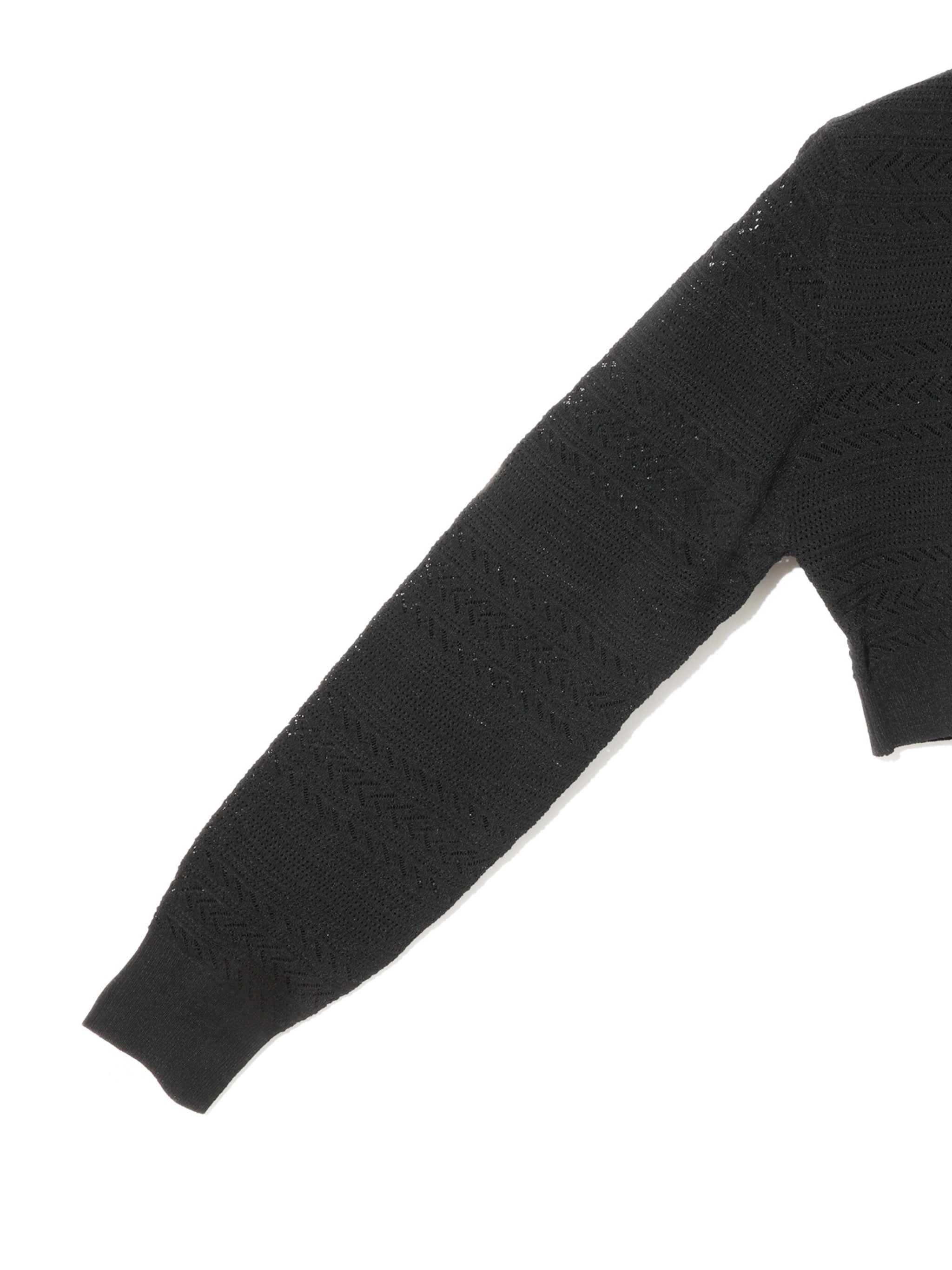 lace knit short cardigan