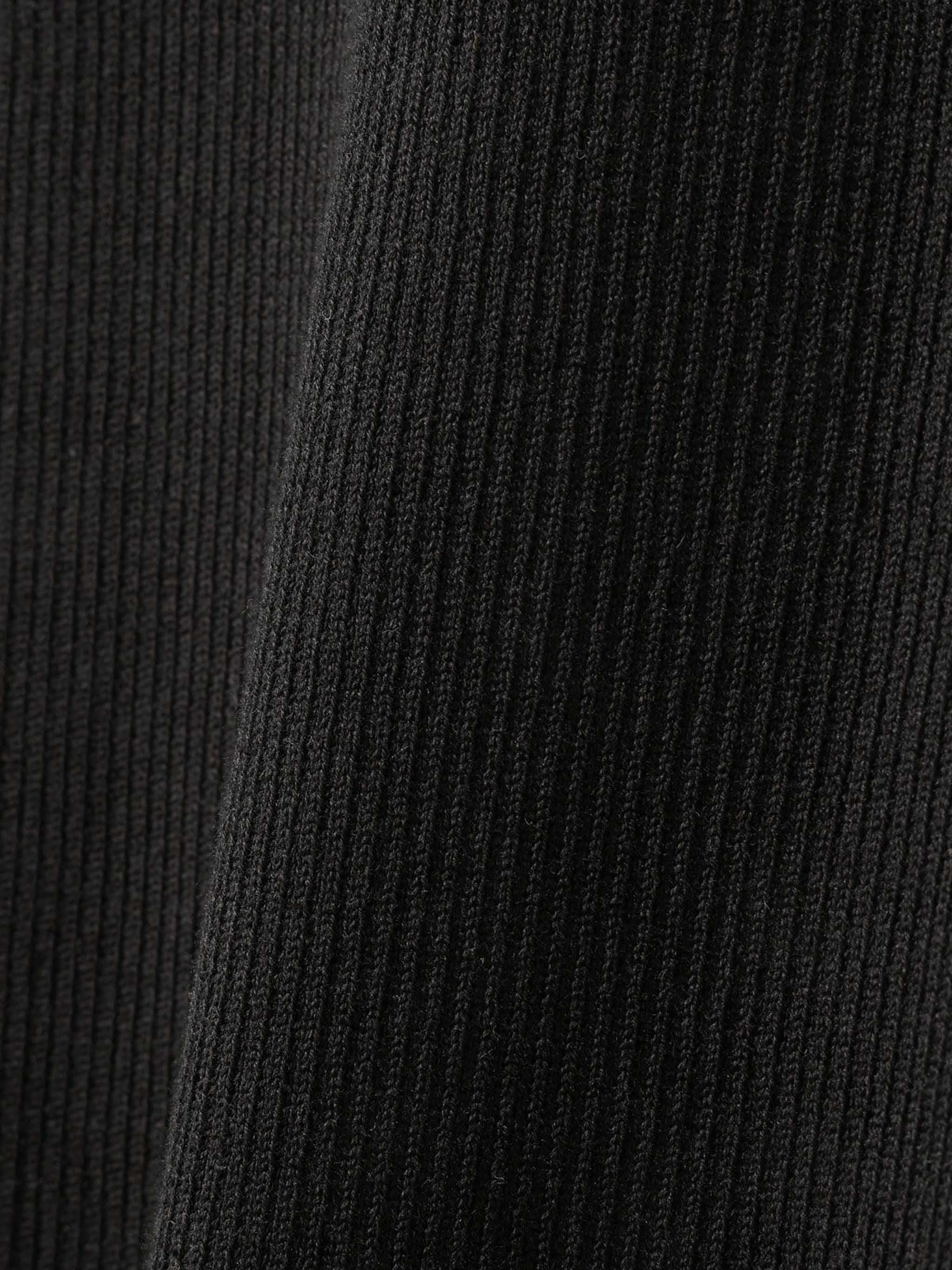 ボトルネックハーフスリーブリブトップ[A]