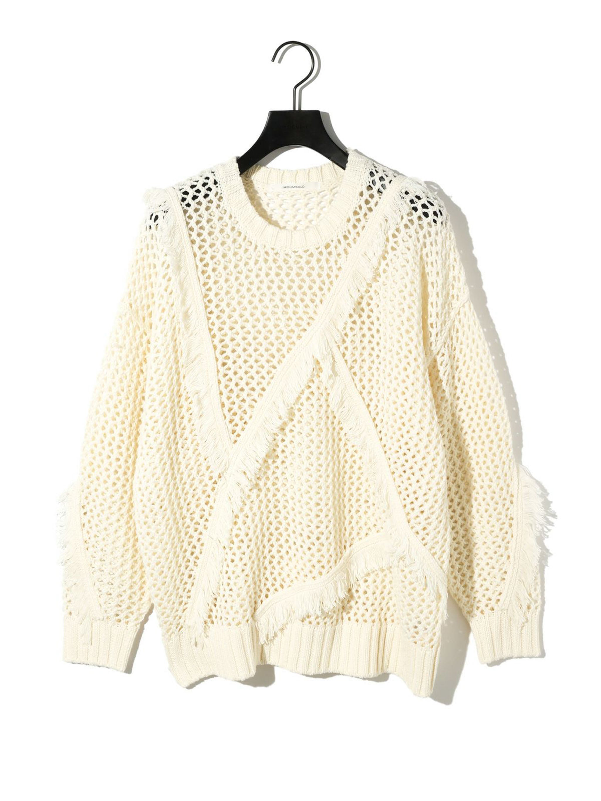 fringe mesh pullover[A]