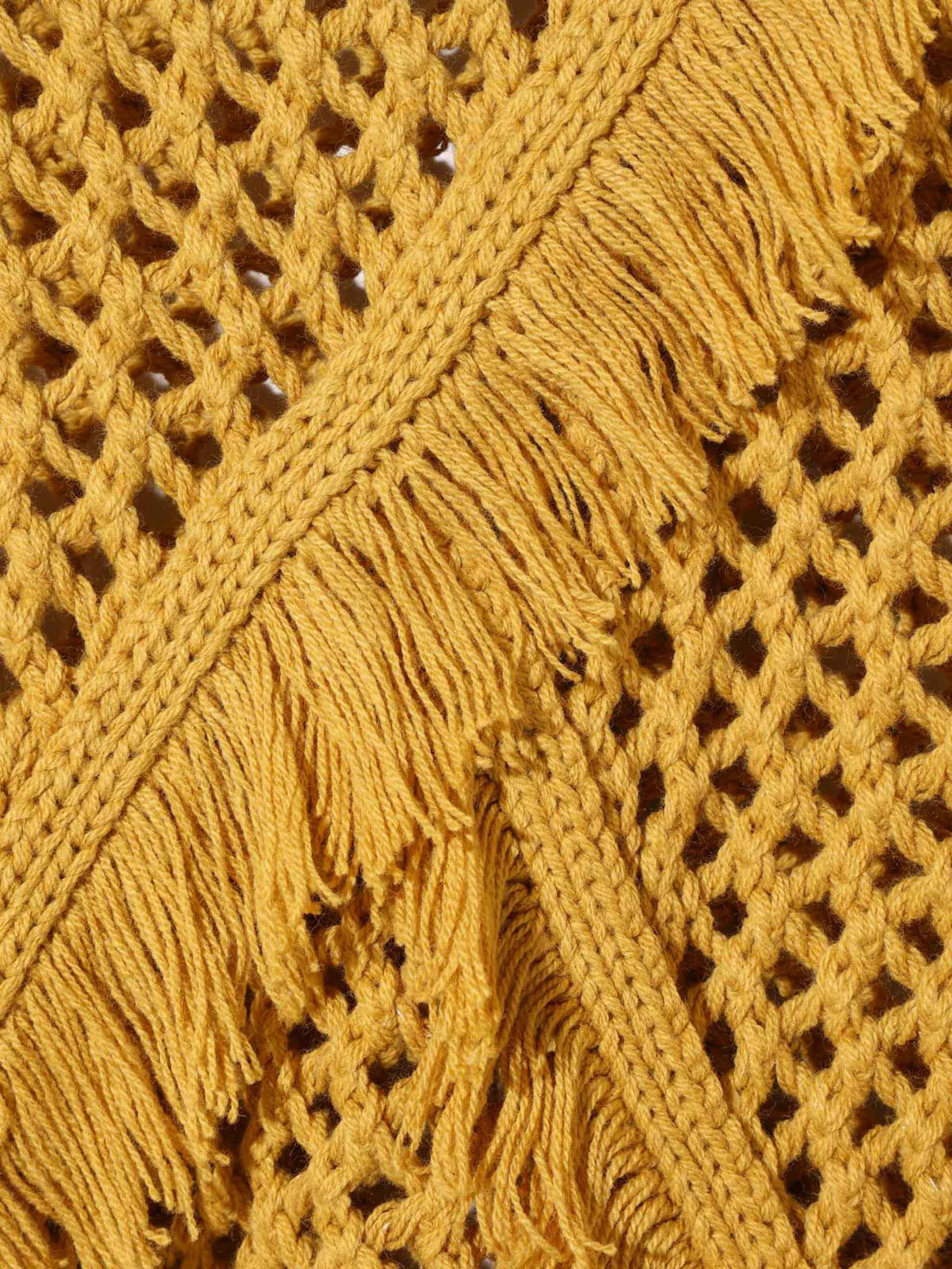 fringe mesh pullover[A]