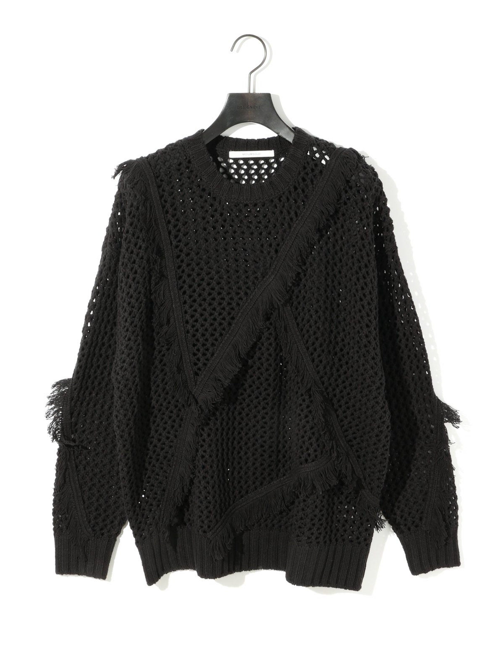 fringe mesh pullover[A]