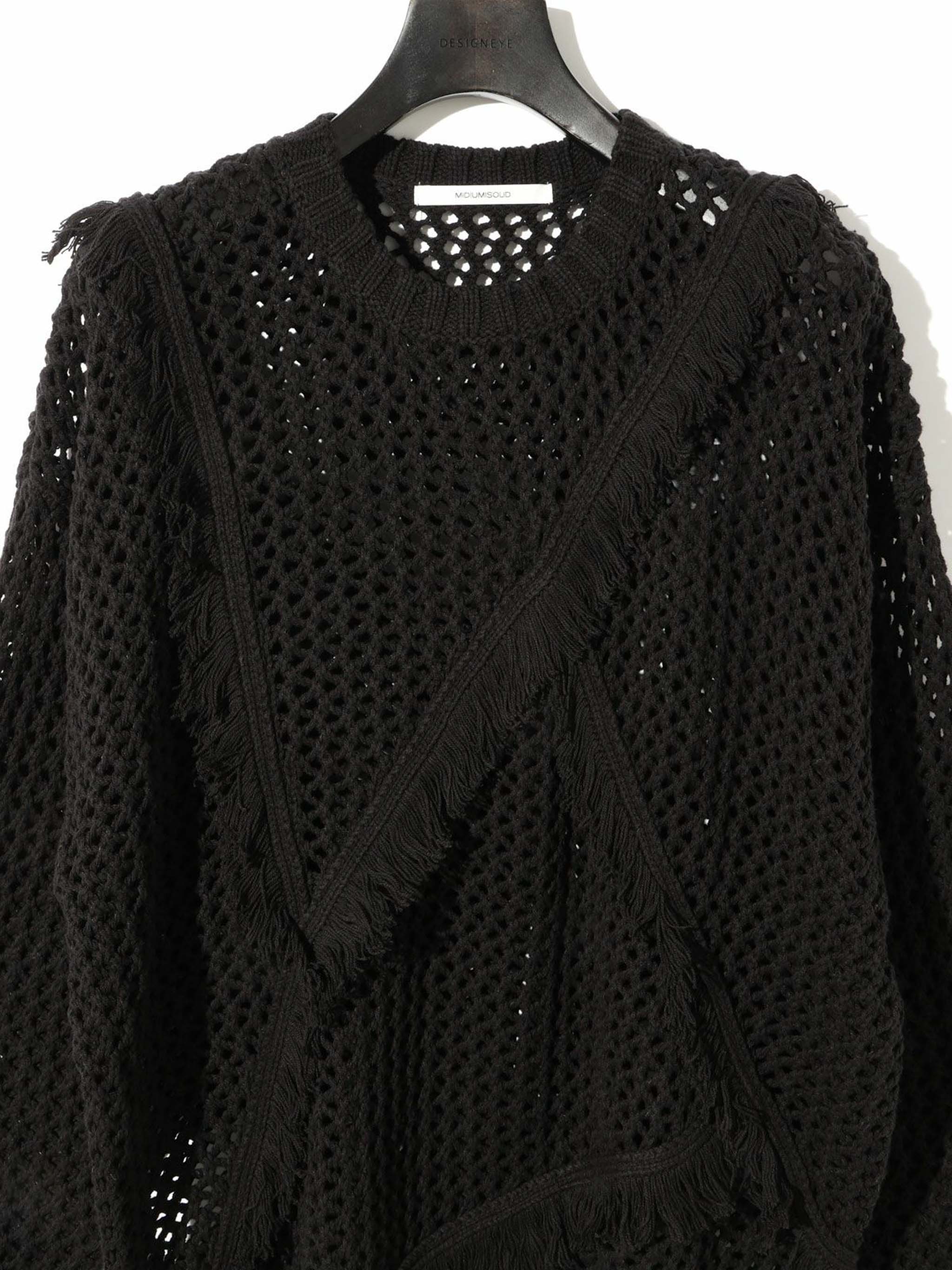 fringe mesh pullover[A]