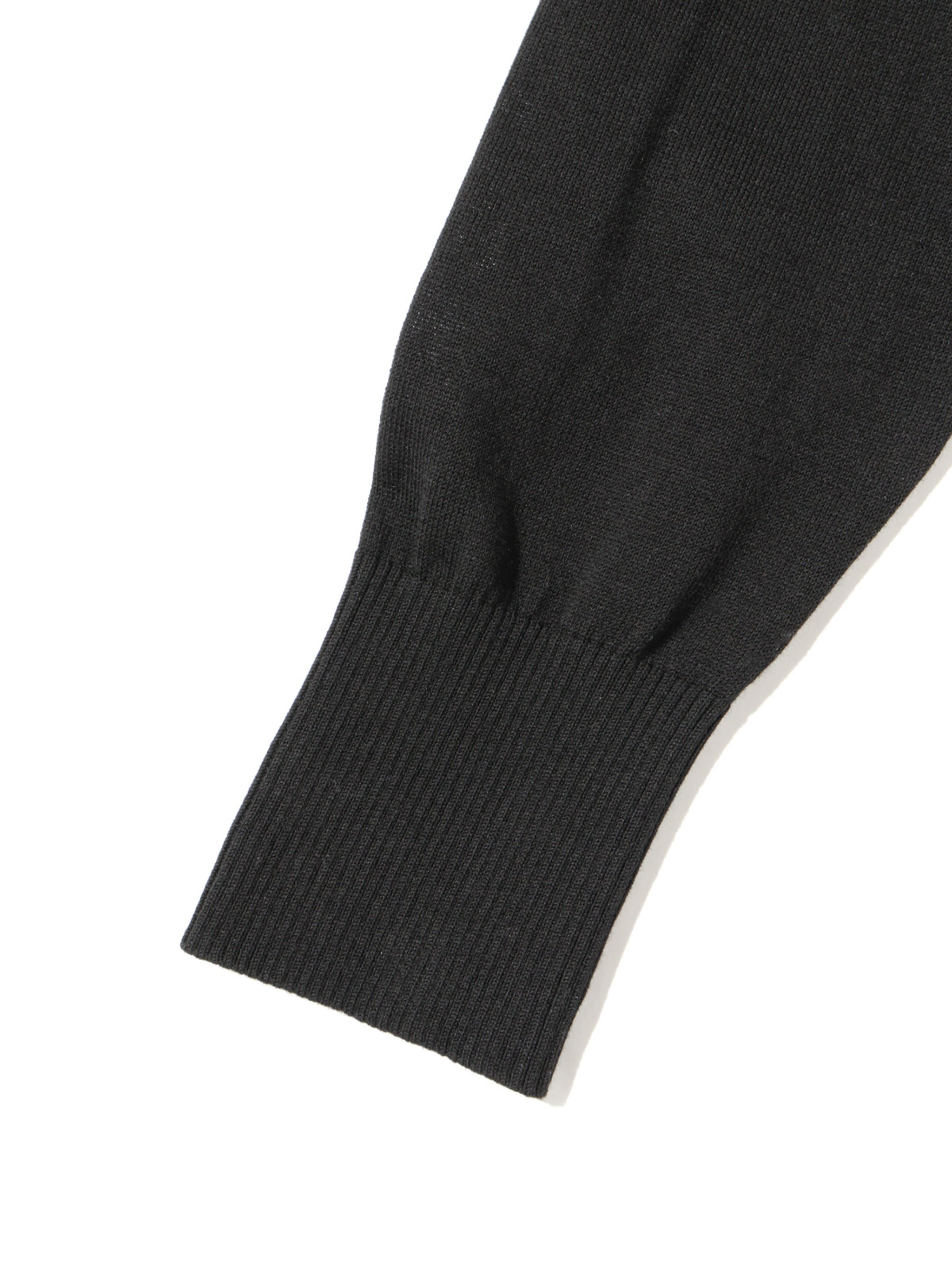 high neck short cardigan