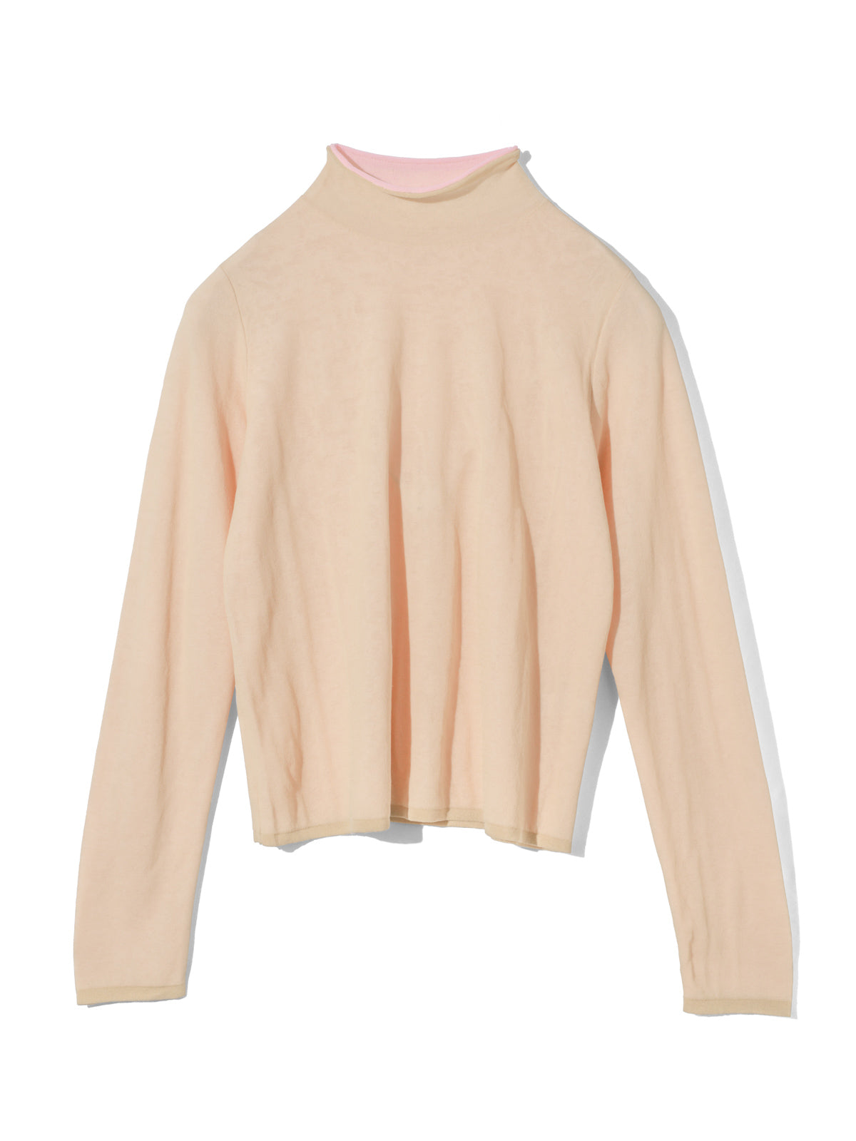 sheer layered turtle neck P/O