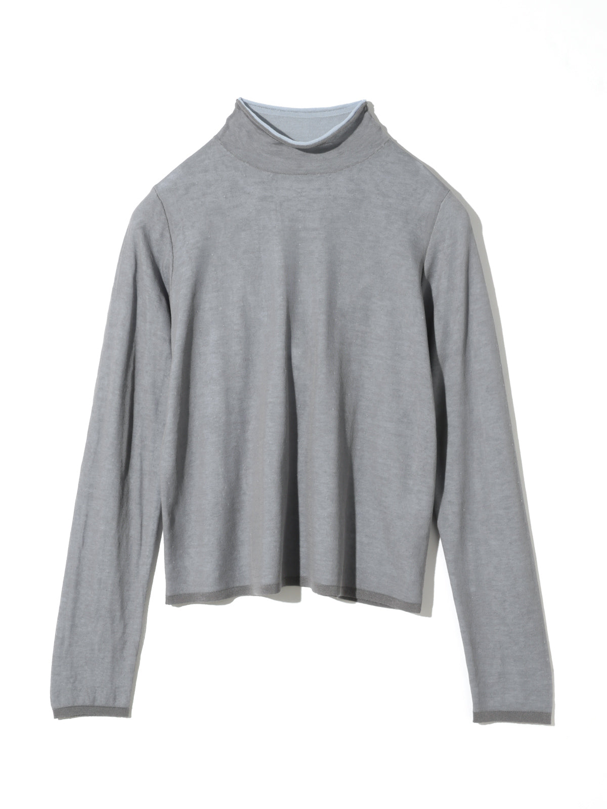 sheer layered turtle neck P/O