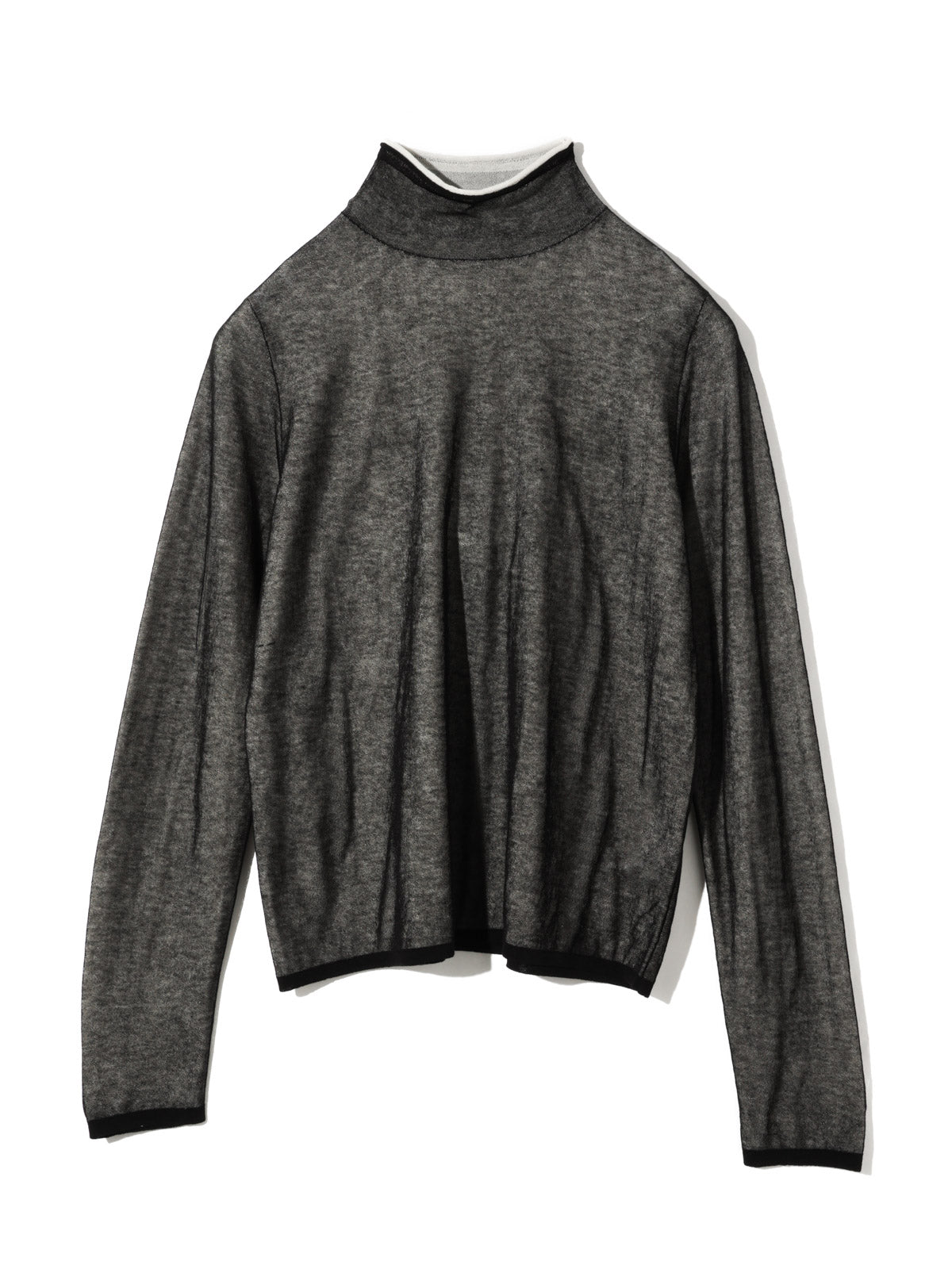 sheer layered turtle neck P/O