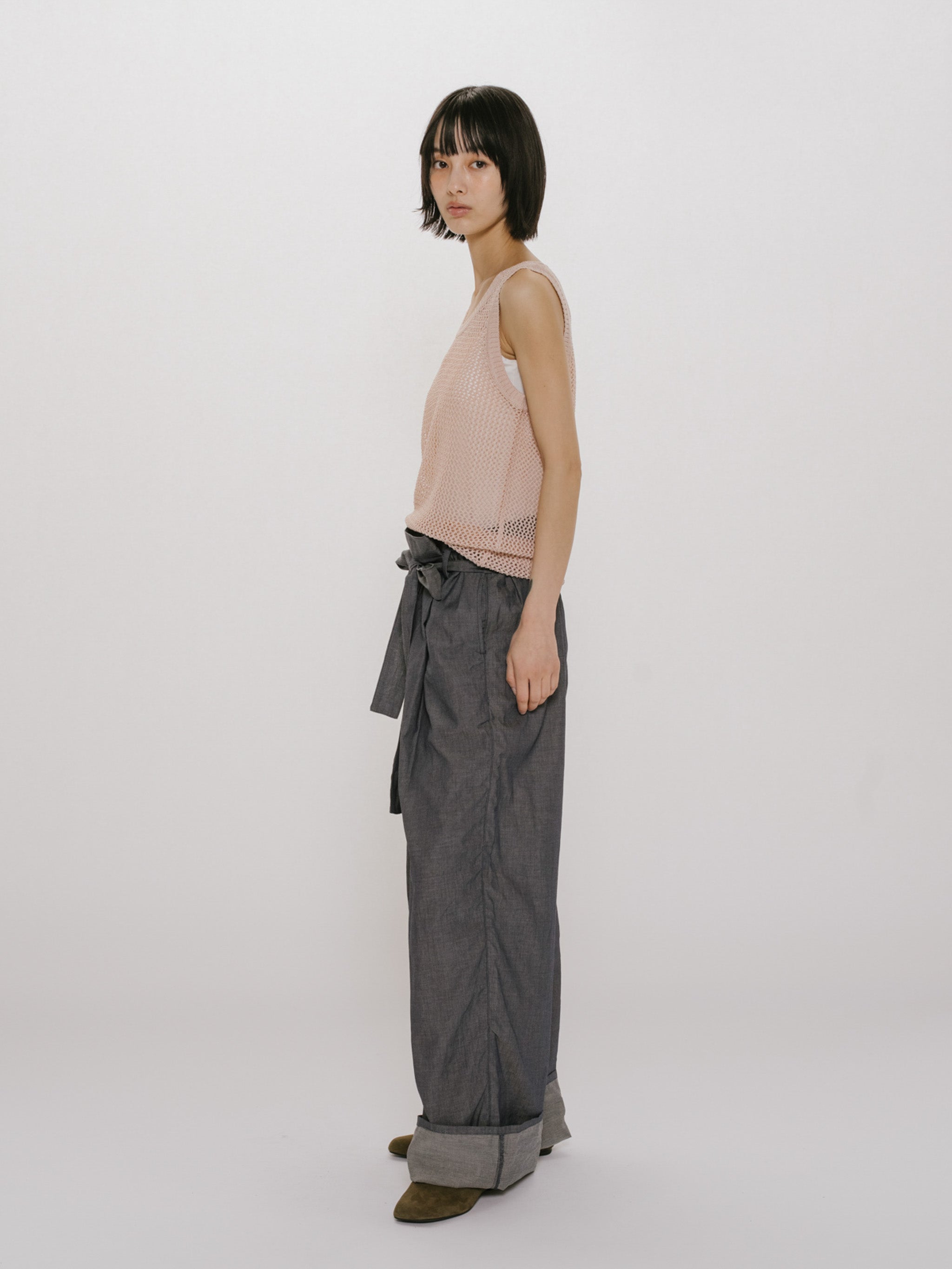 mesh tank pullover