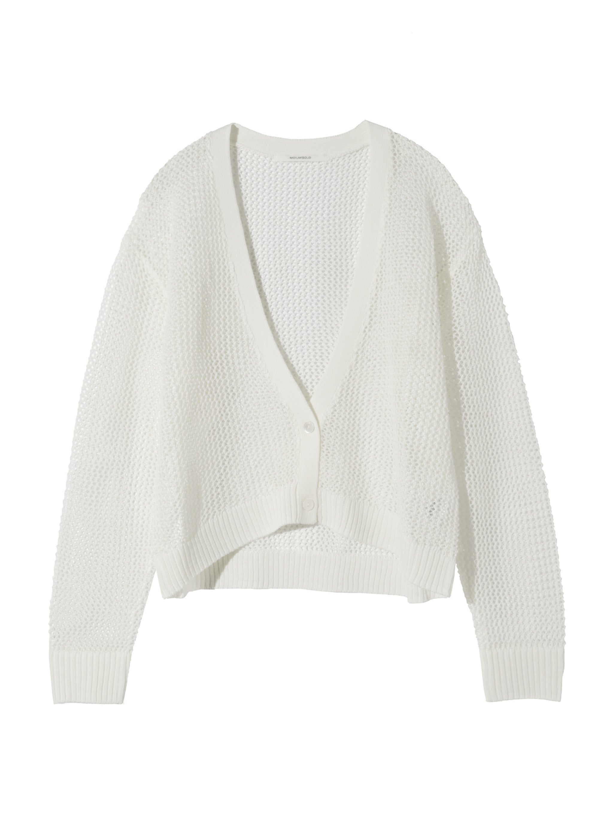 mesh short cardigan