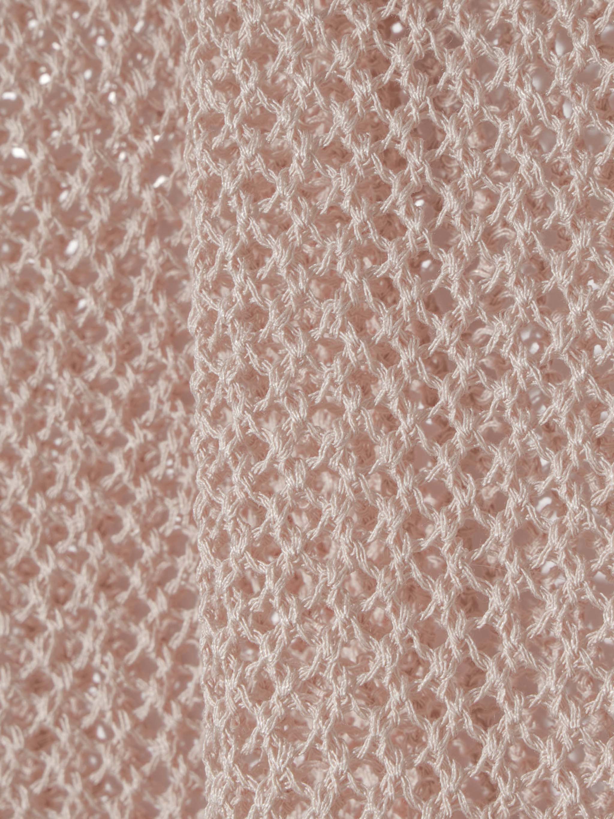 mesh short cardigan