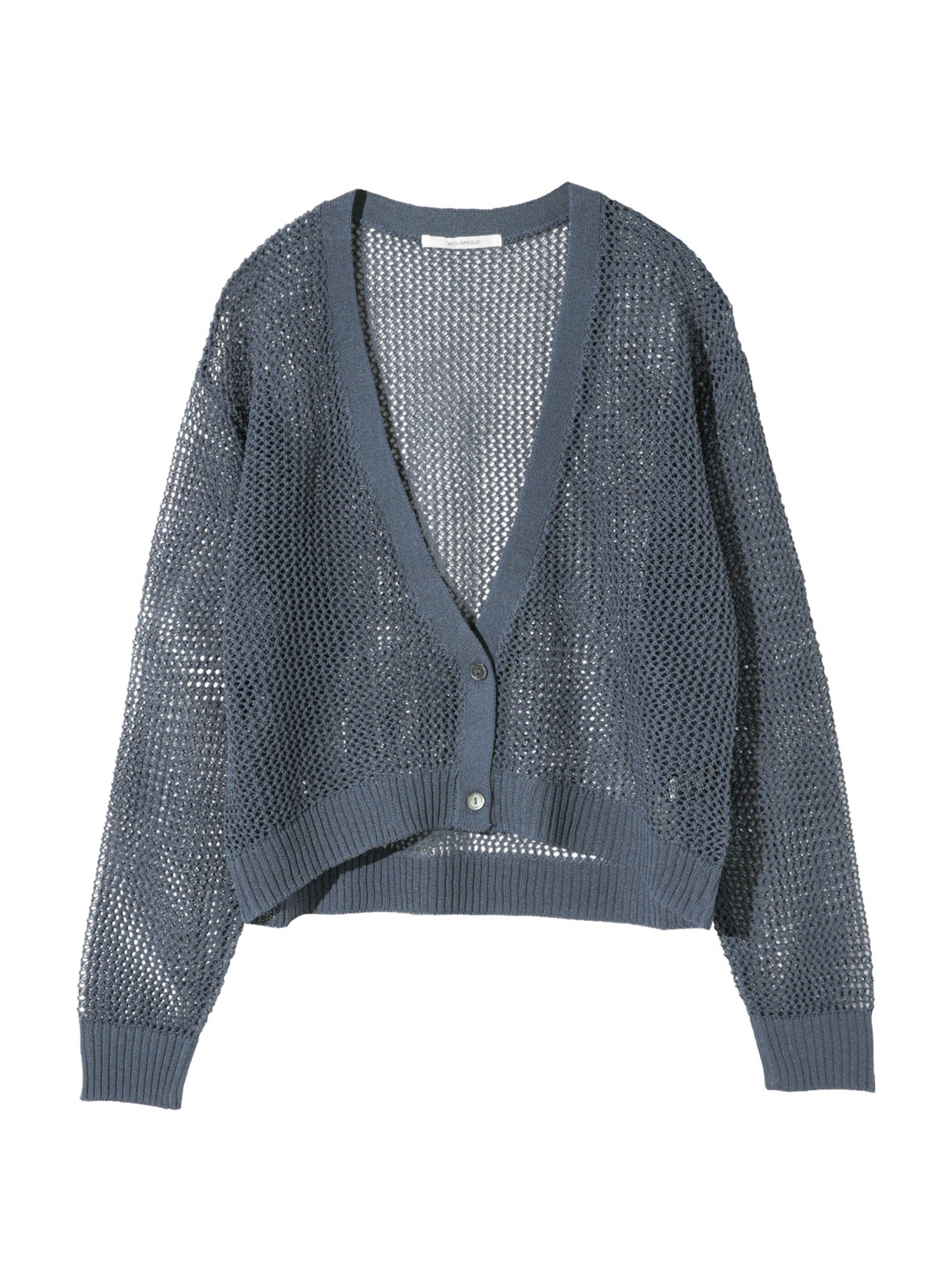 mesh short cardigan