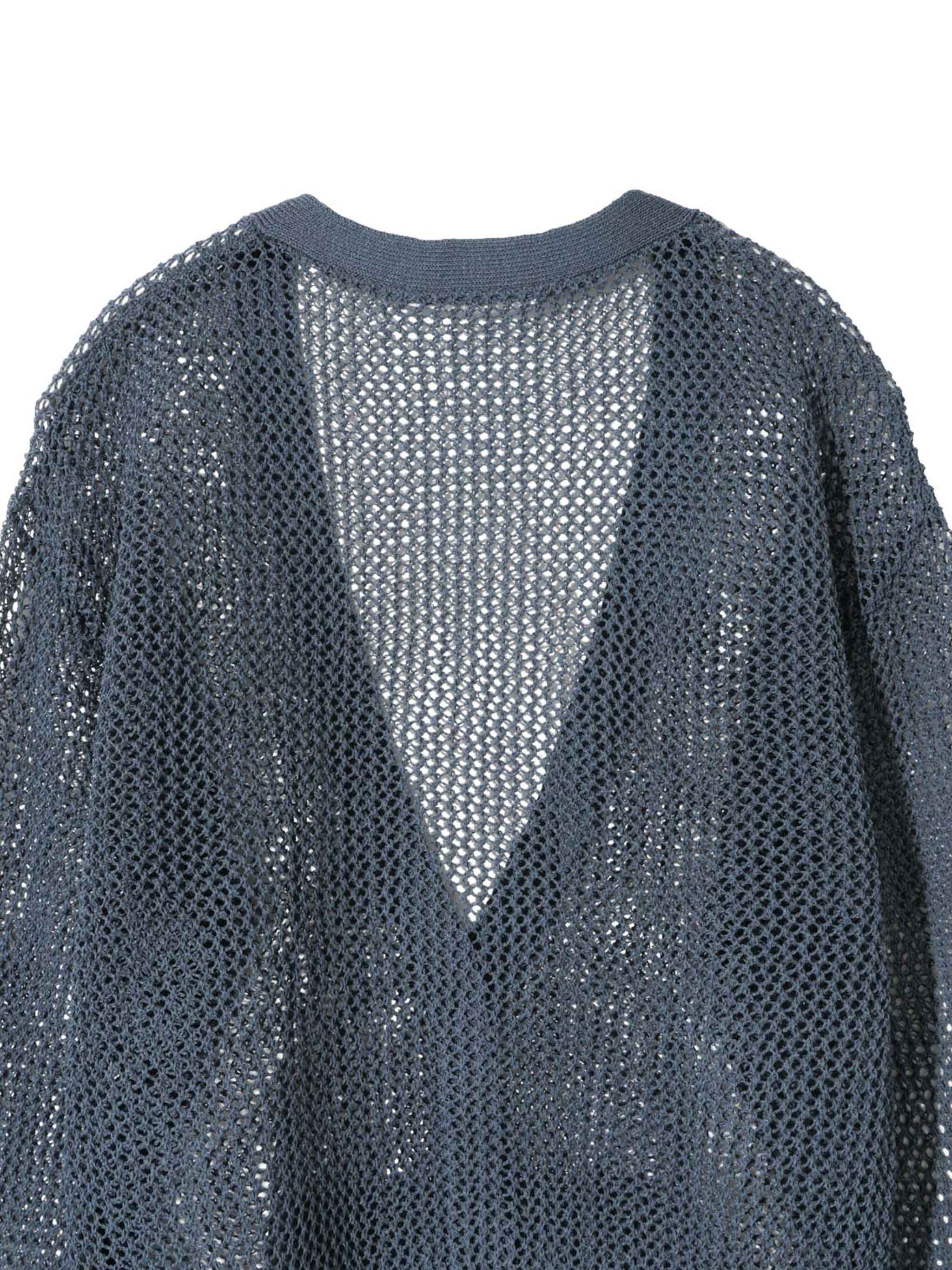 mesh short cardigan