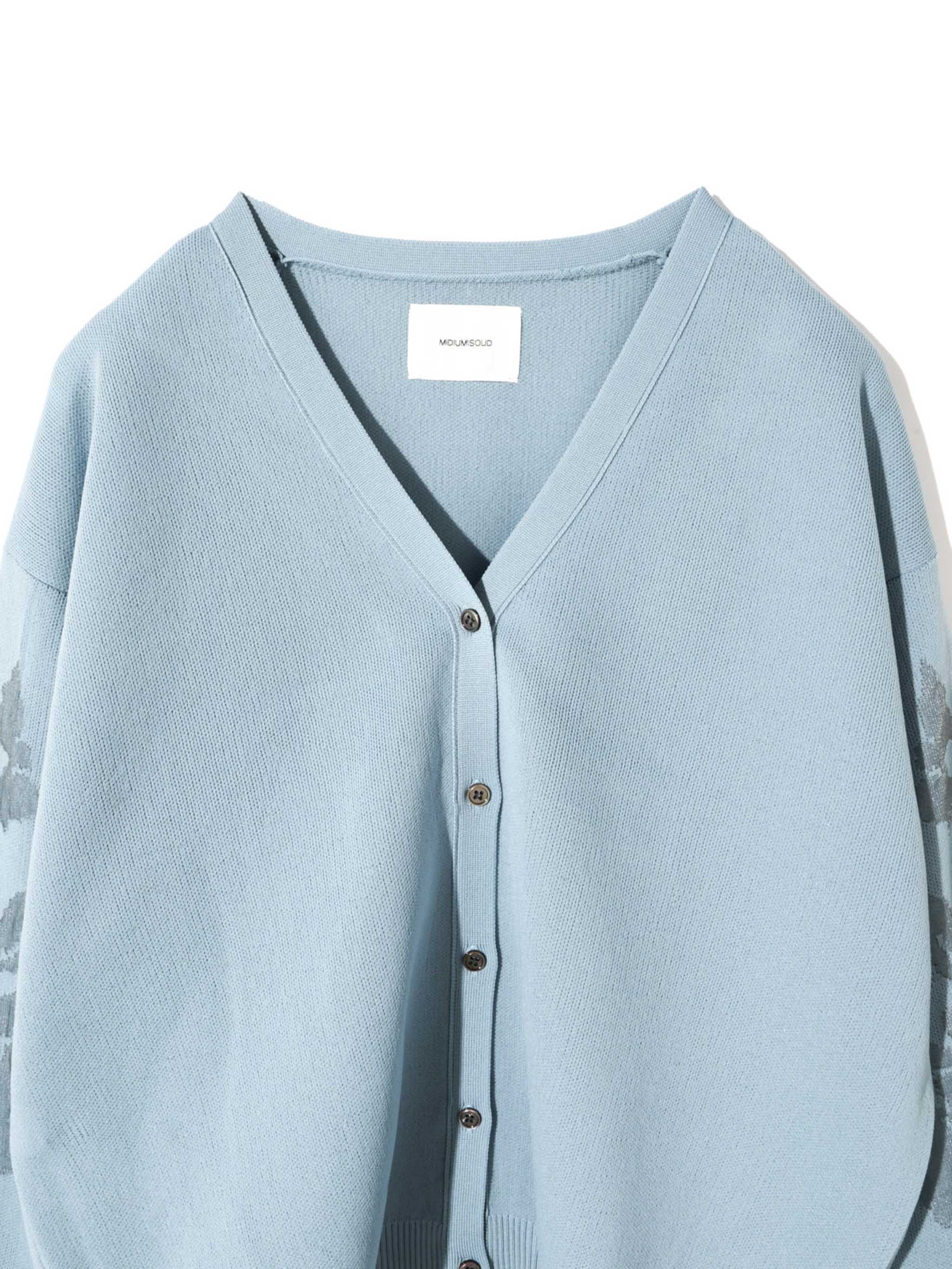 flower jacquard cardigan