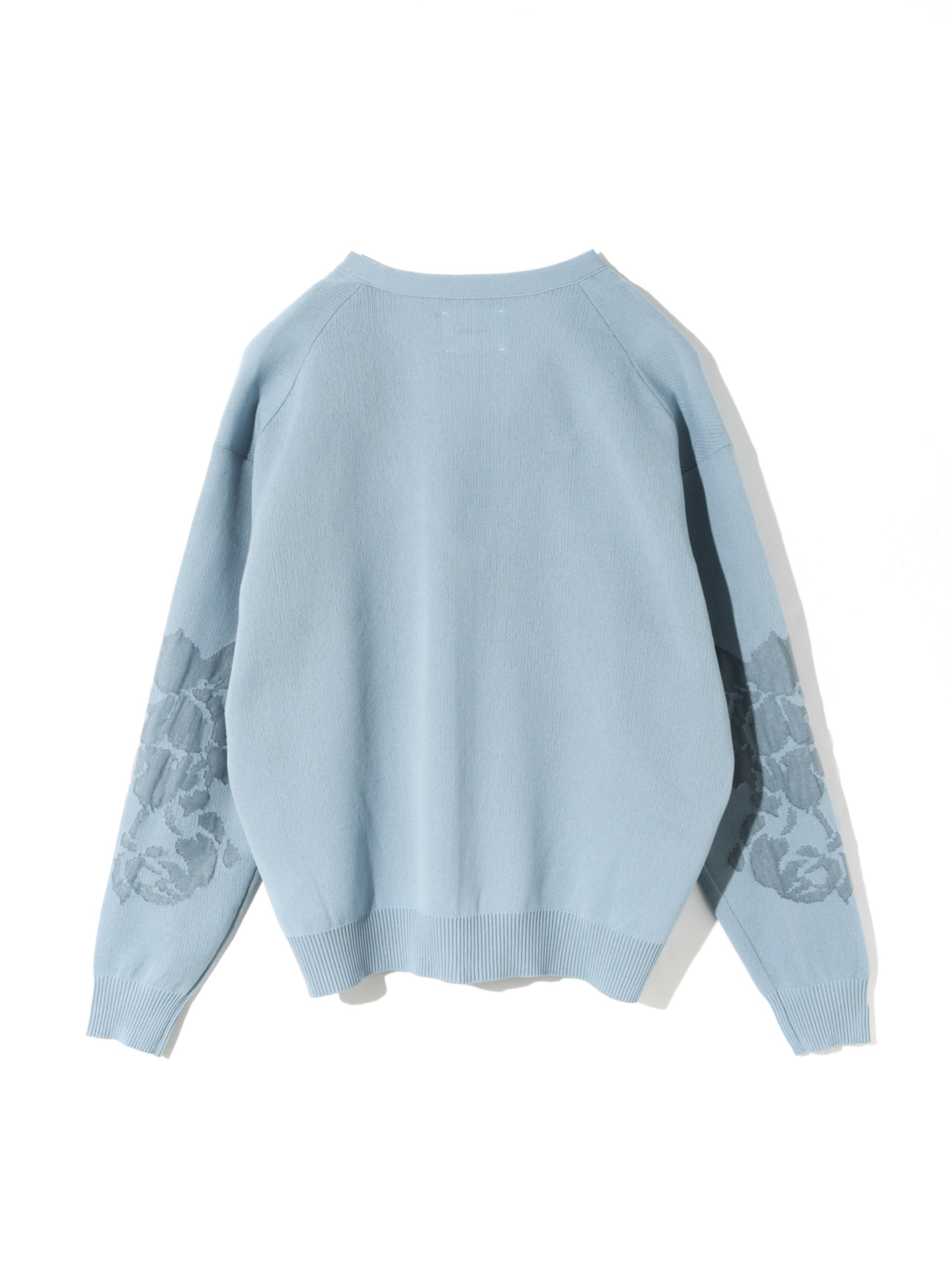 flower jacquard cardigan