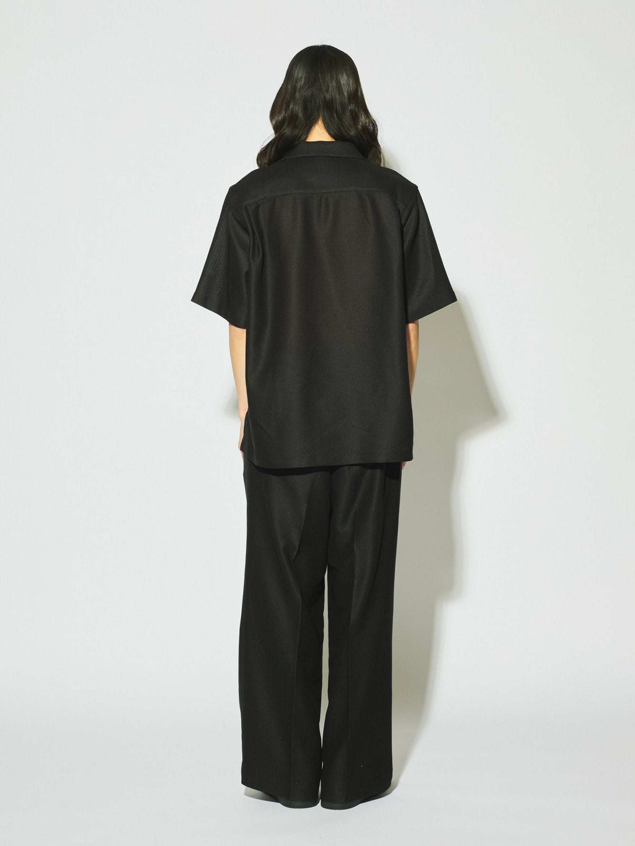 Men’s レノクロスオープンカラーシャツ[A]