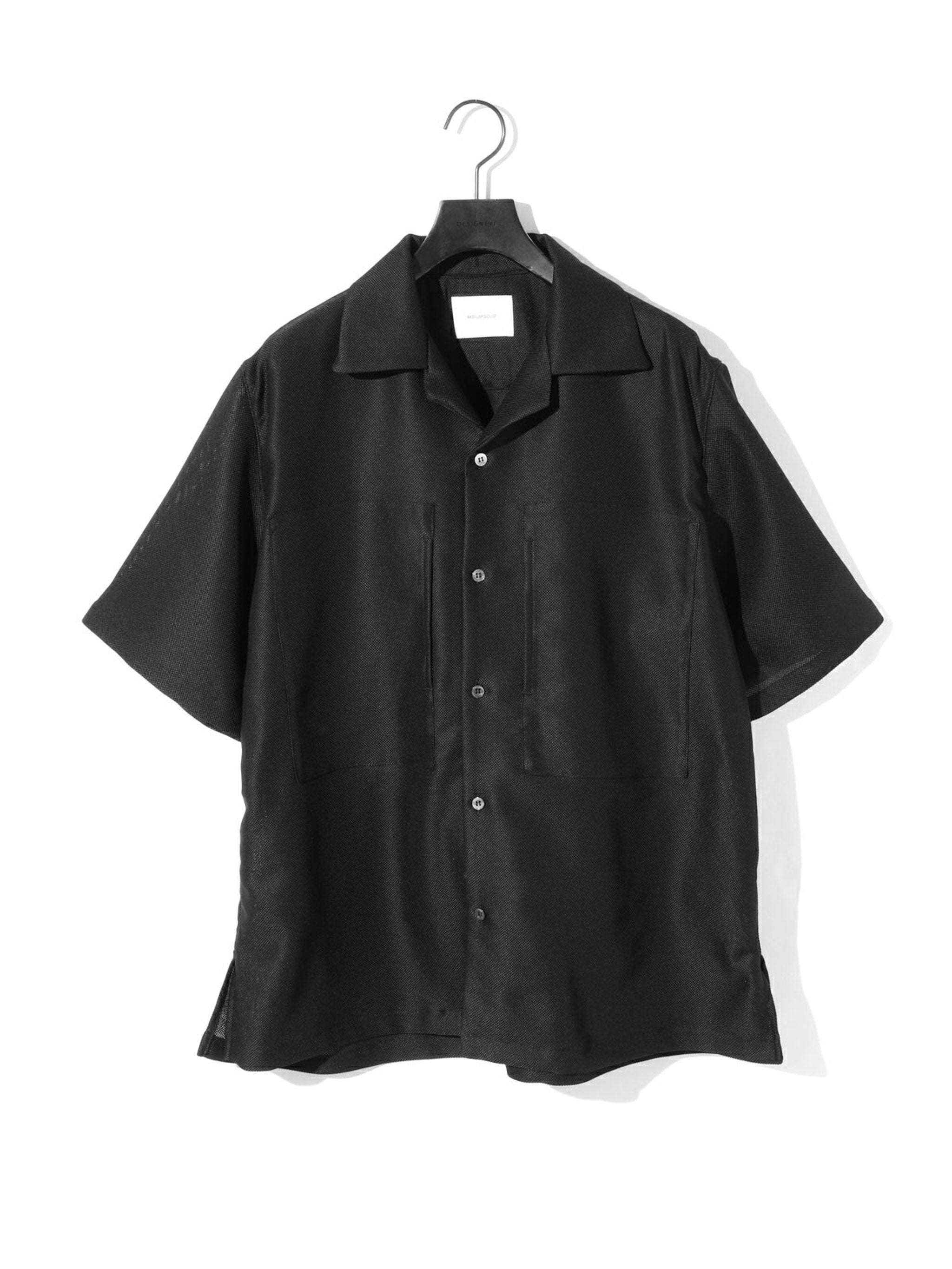 Men’s レノクロスオープンカラーシャツ[A]