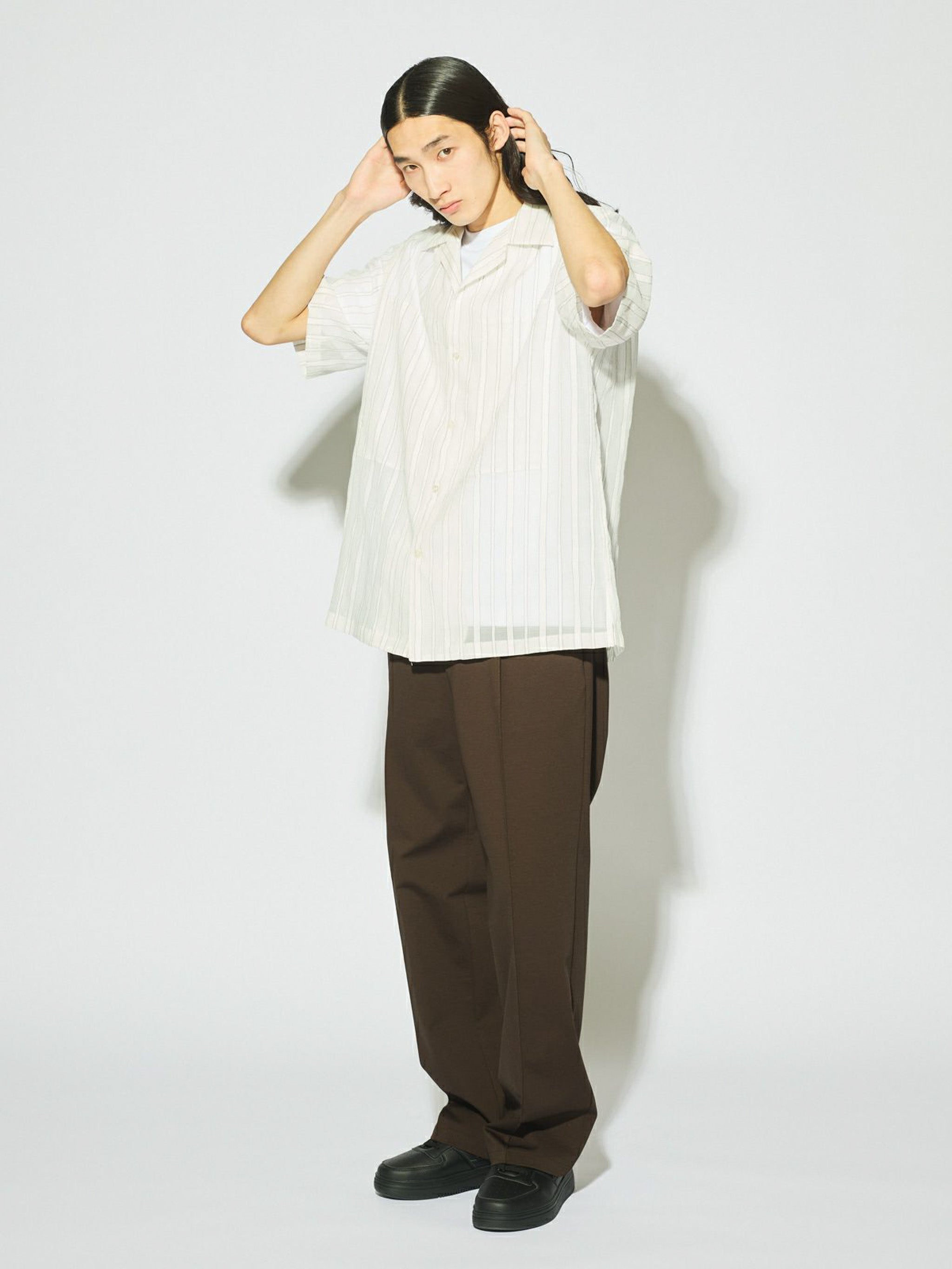 Men’s シアーストライプシャツ[A]