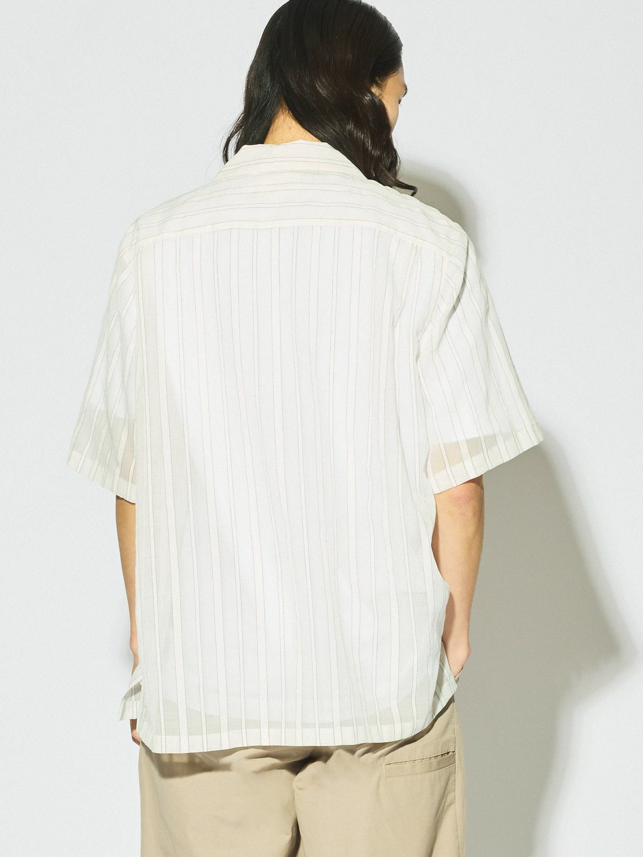 Men’s シアーストライプシャツ[A]