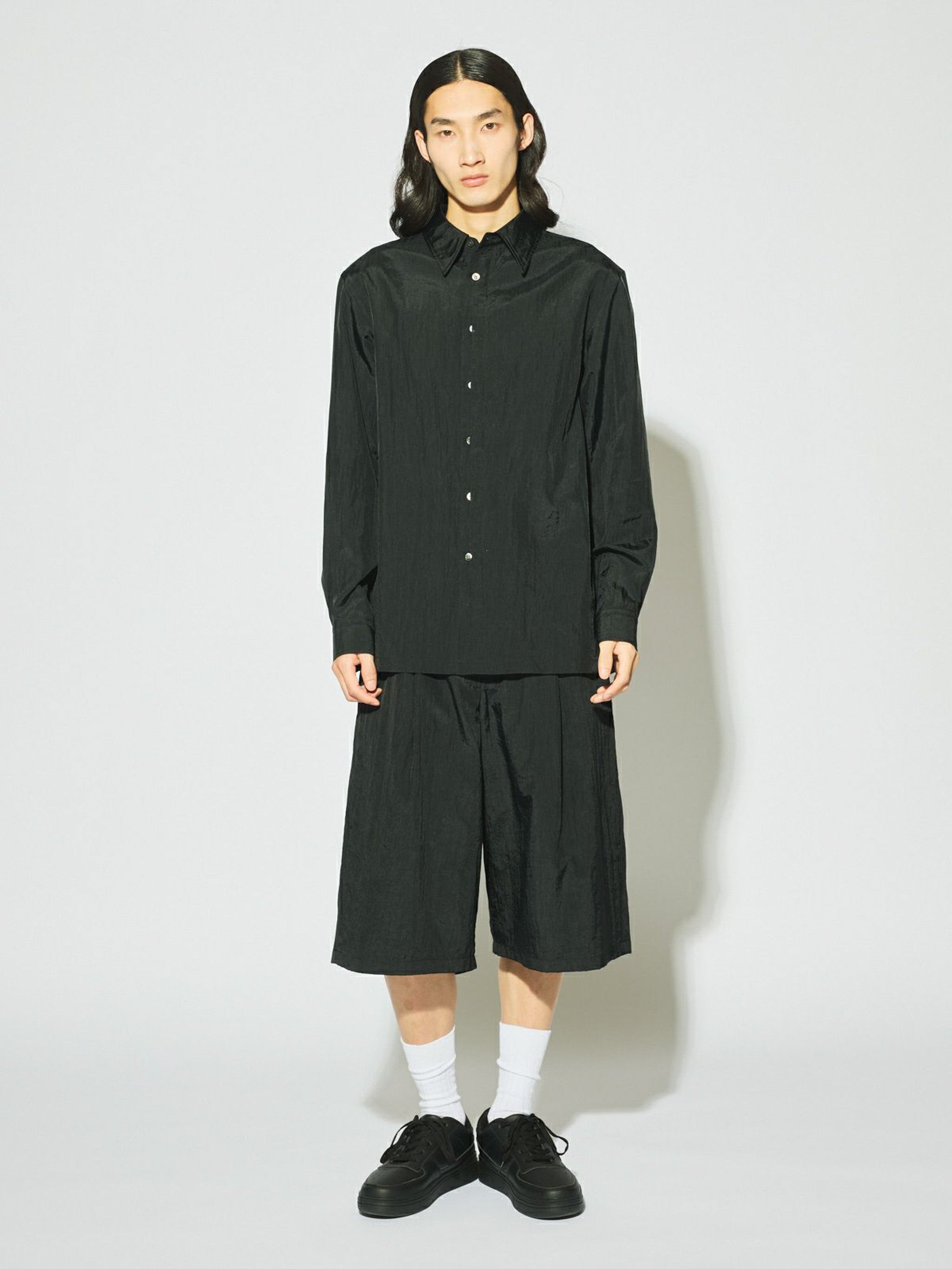 Men’s フライフロントナイロンシャツ[A]
