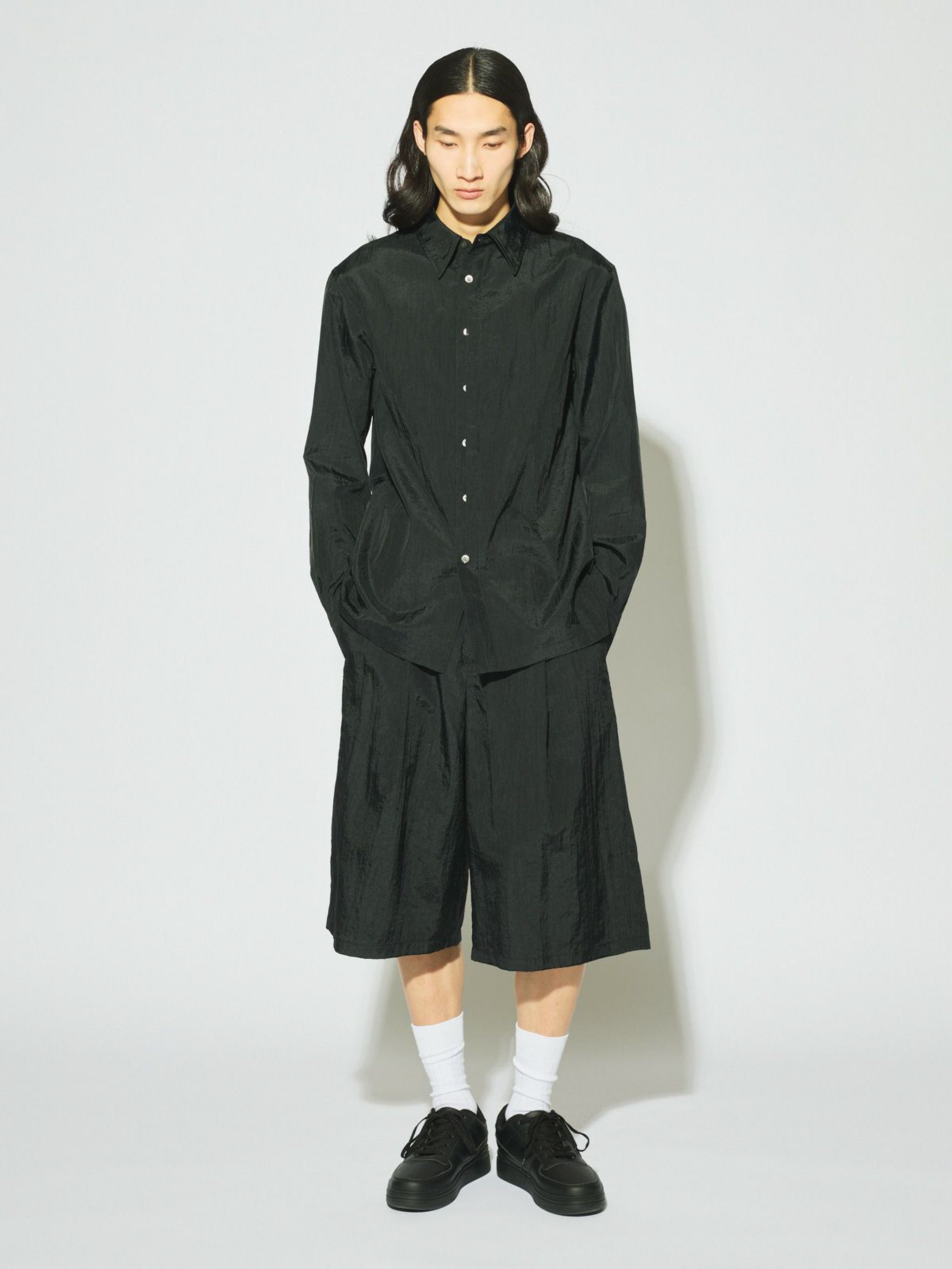 Men’s フライフロントナイロンシャツ[A]