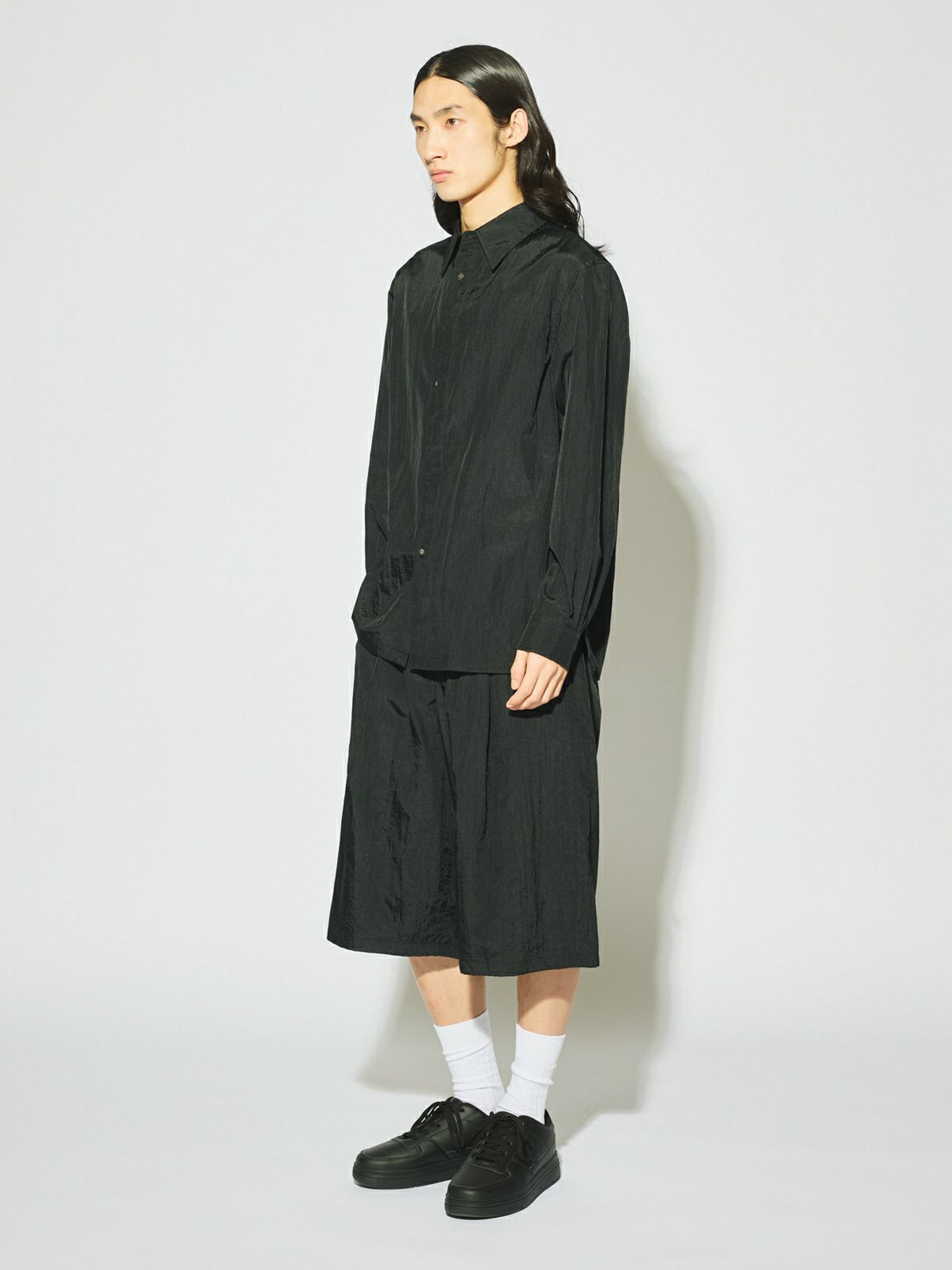 Men’s フライフロントナイロンシャツ[A]