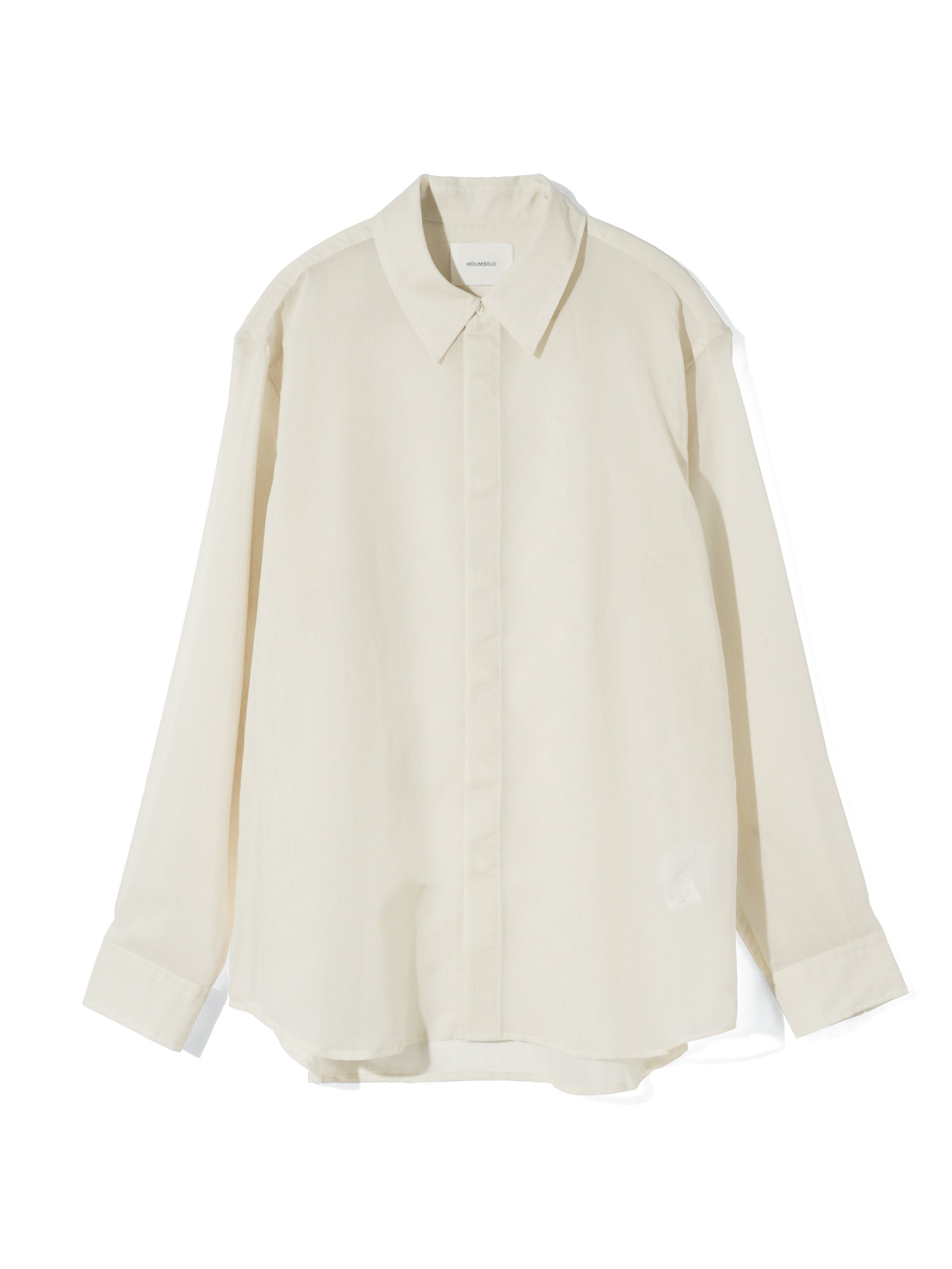sheer stripe shirt