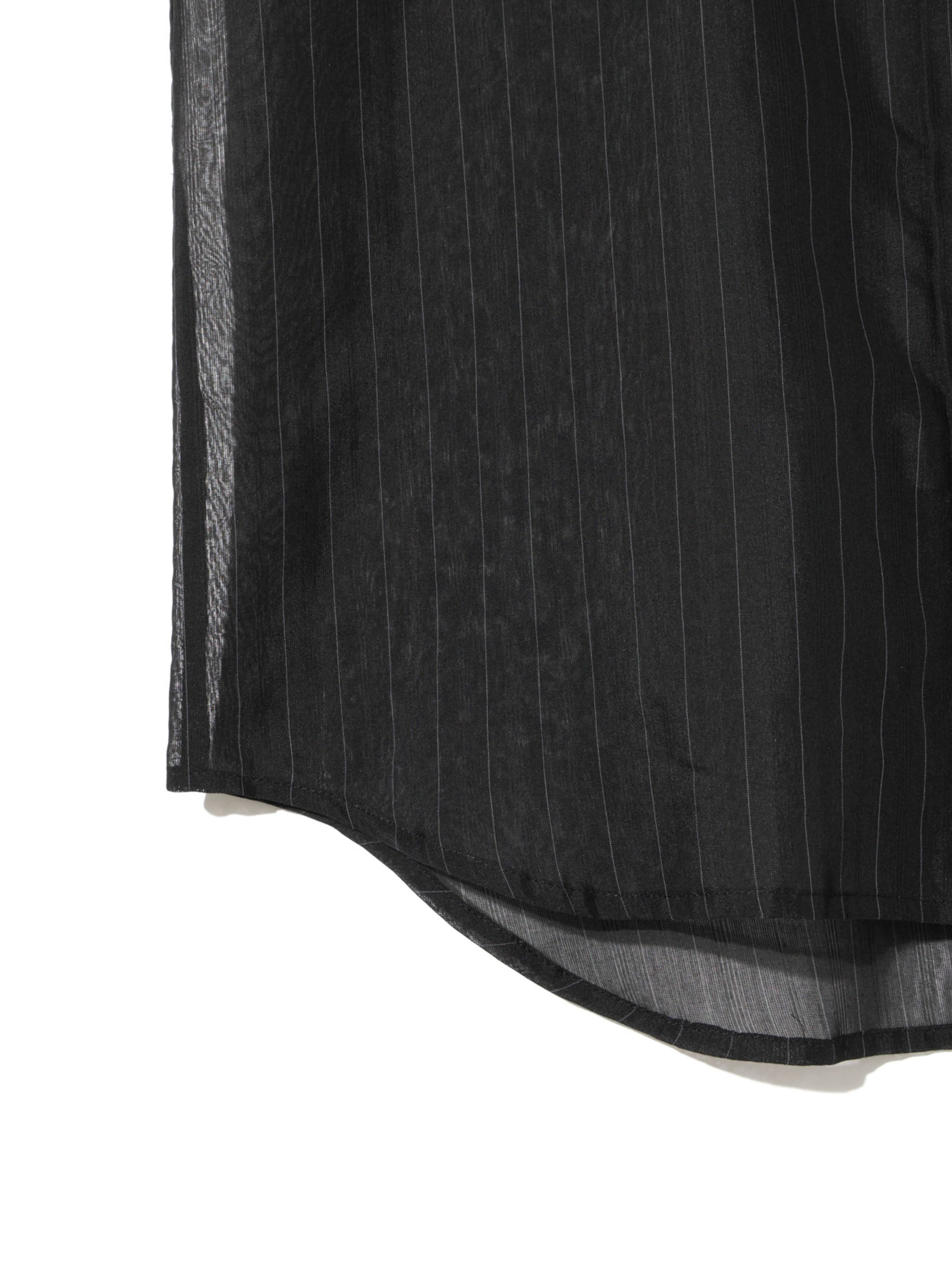 sheer stripe shirt