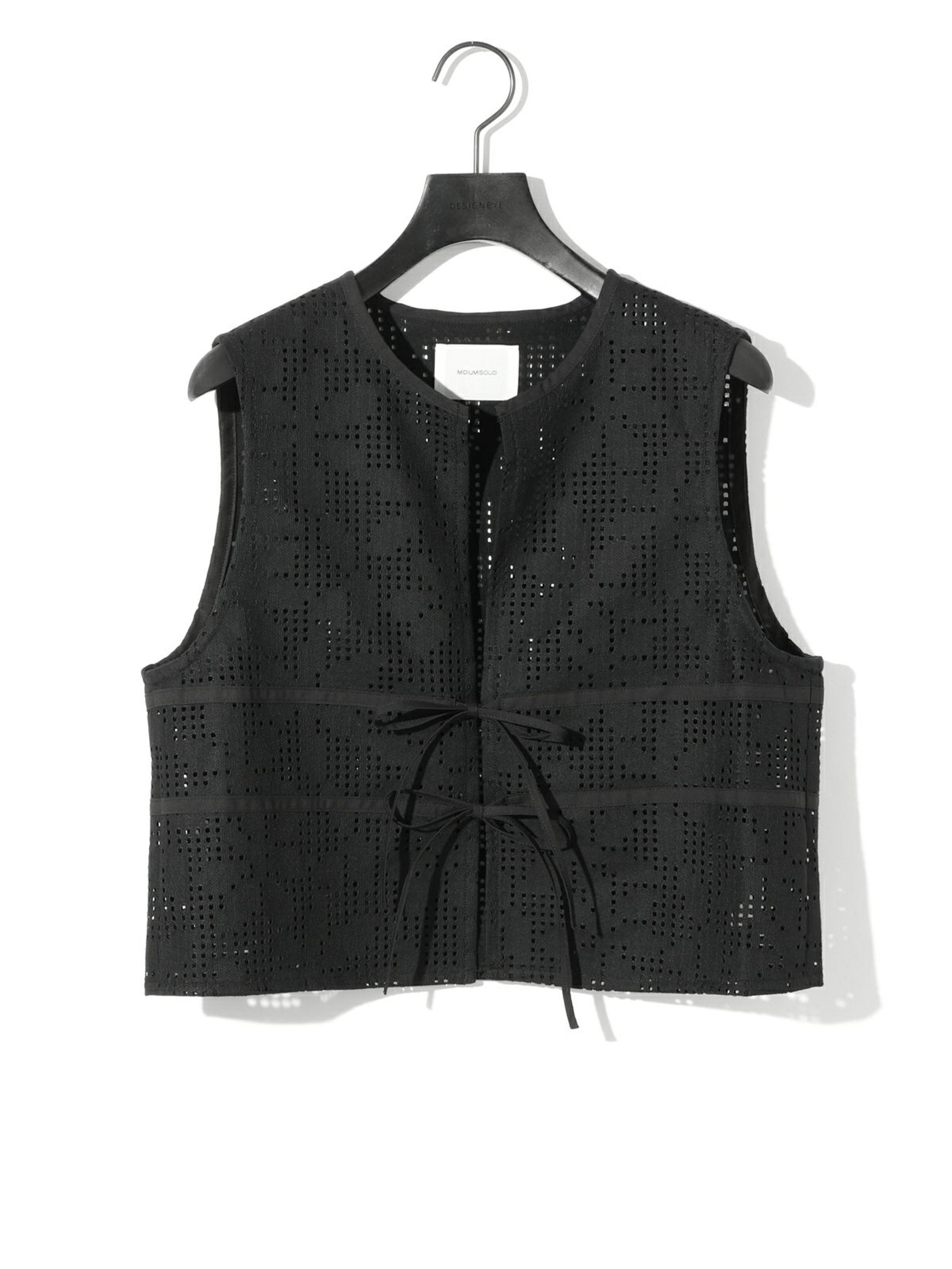 lace short vest[A]