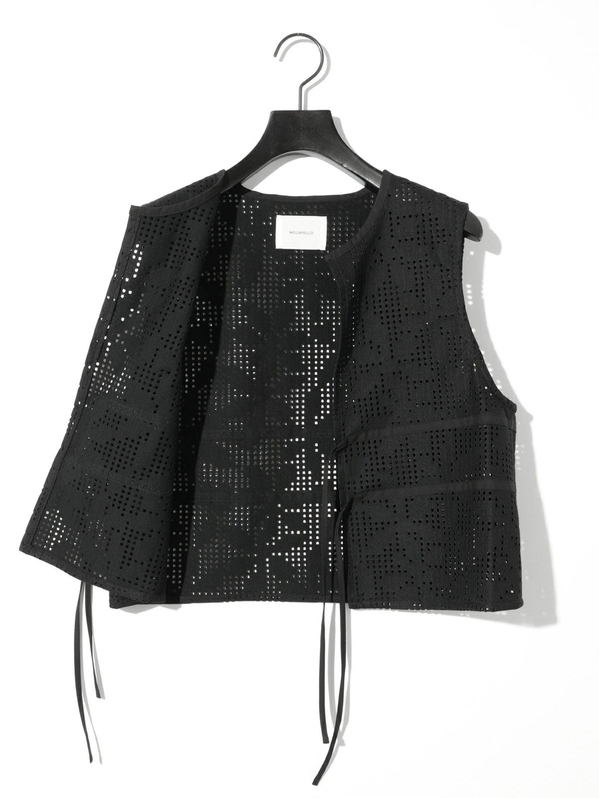 lace short vest[A]