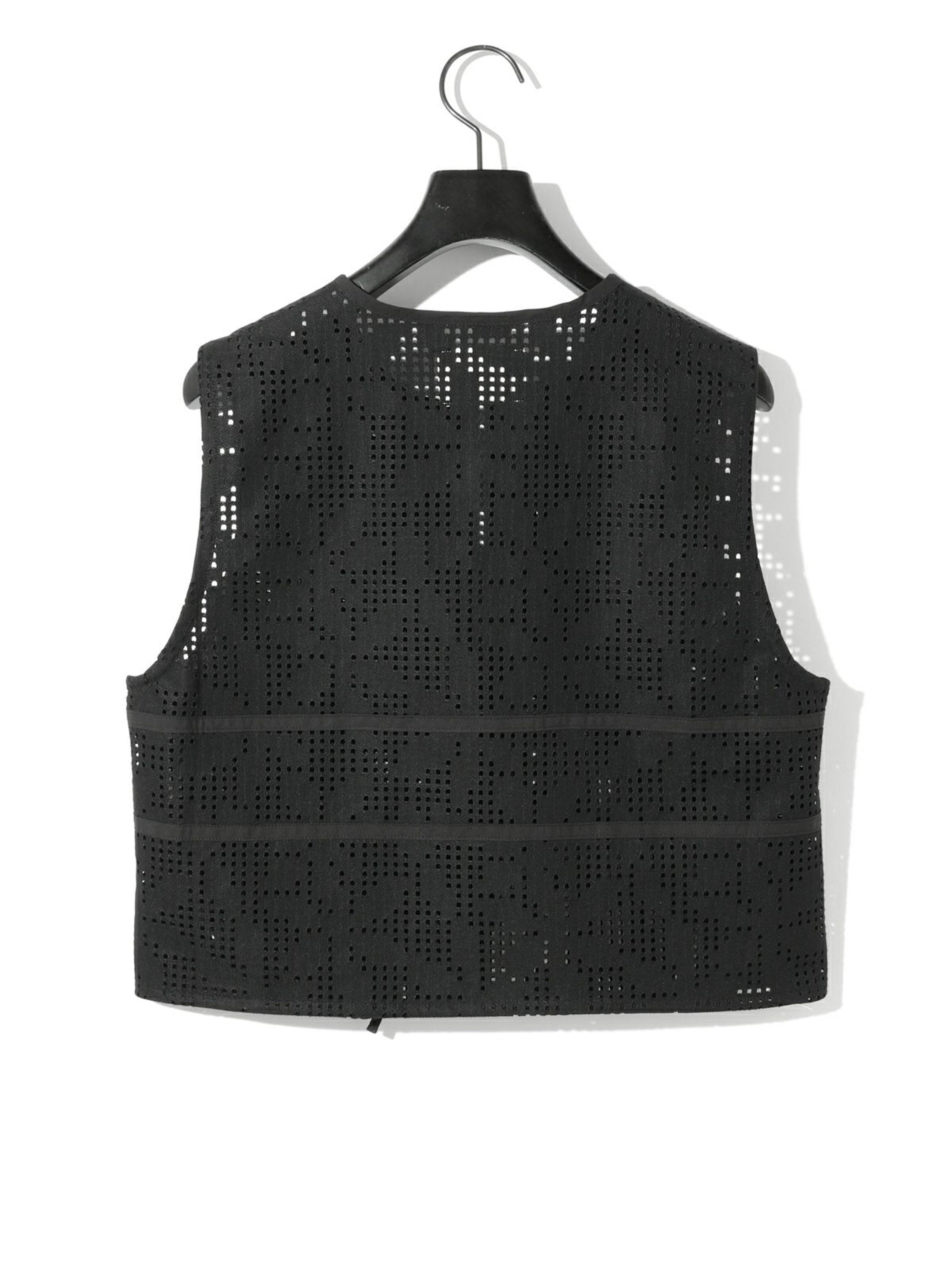 lace short vest[A]