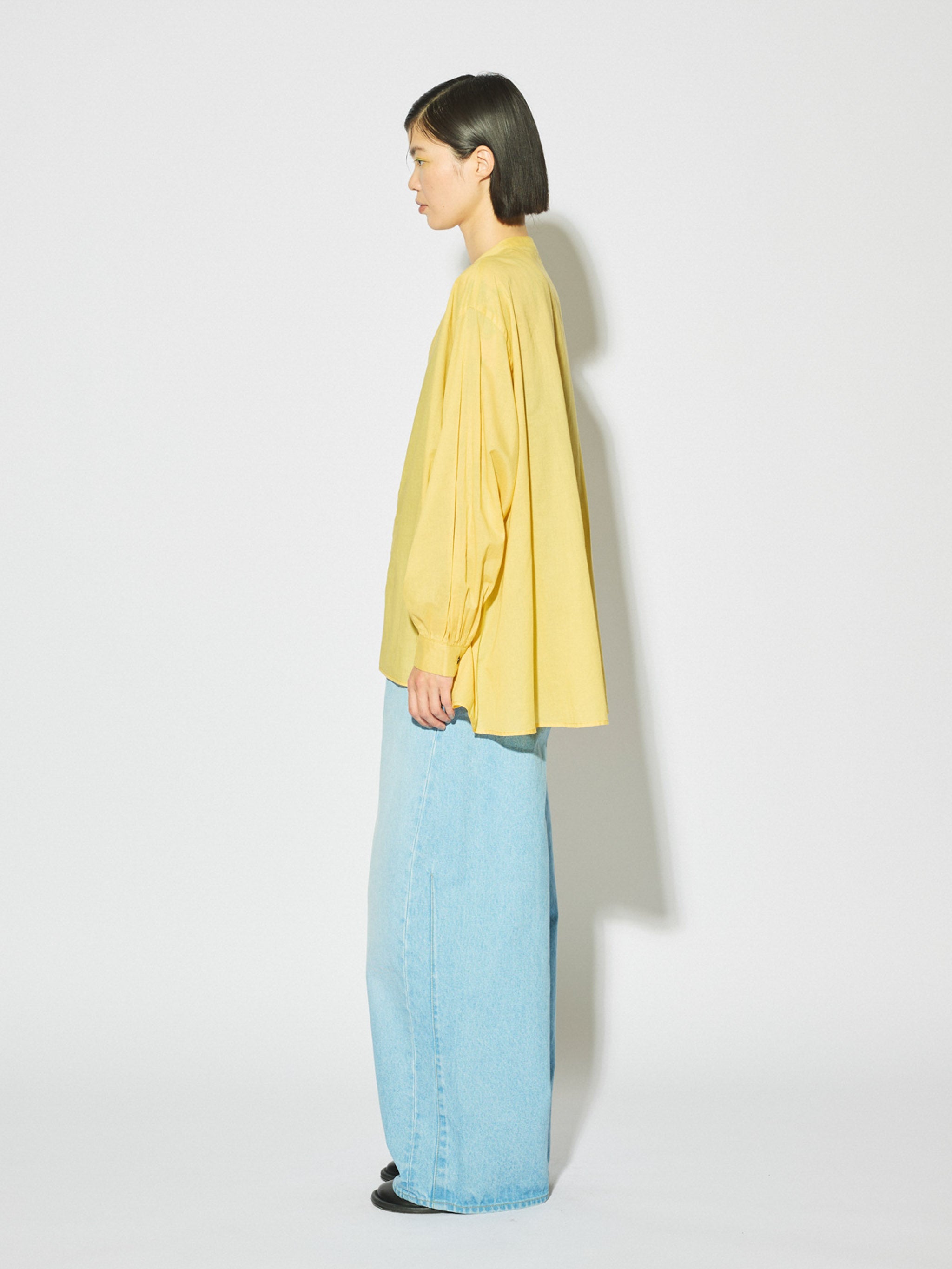 stand collar skipper shirt