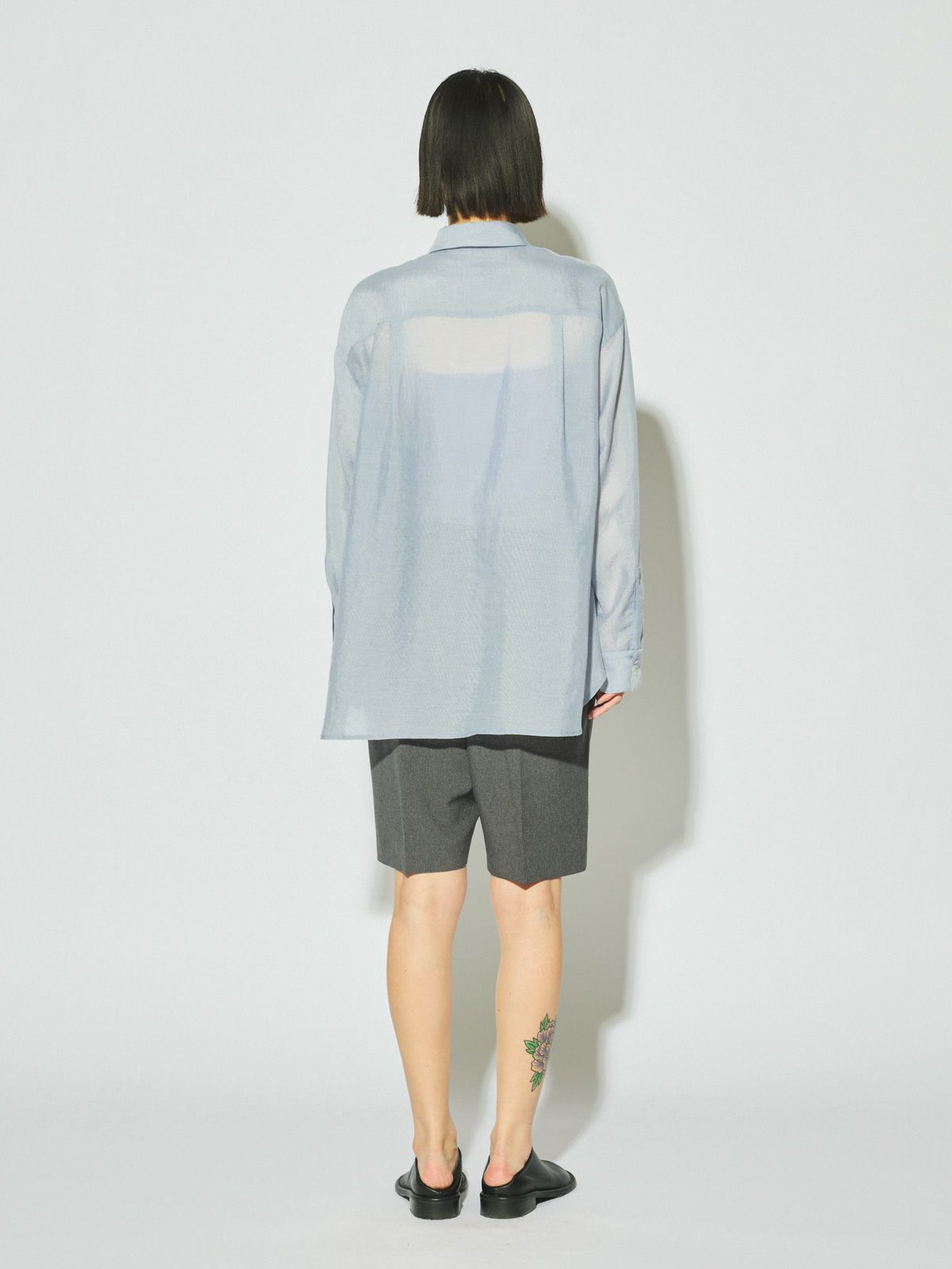 ドローストリングシャツ
