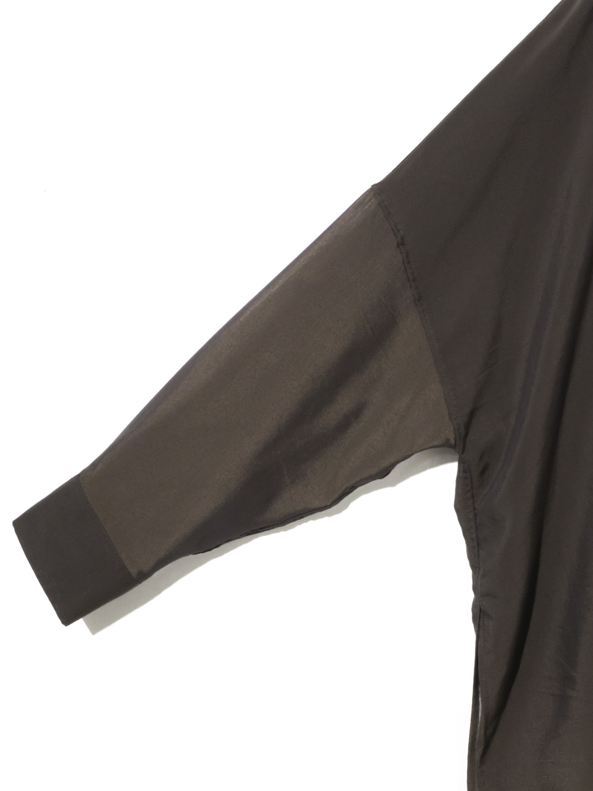 sheer skipper pulloverncho shirt