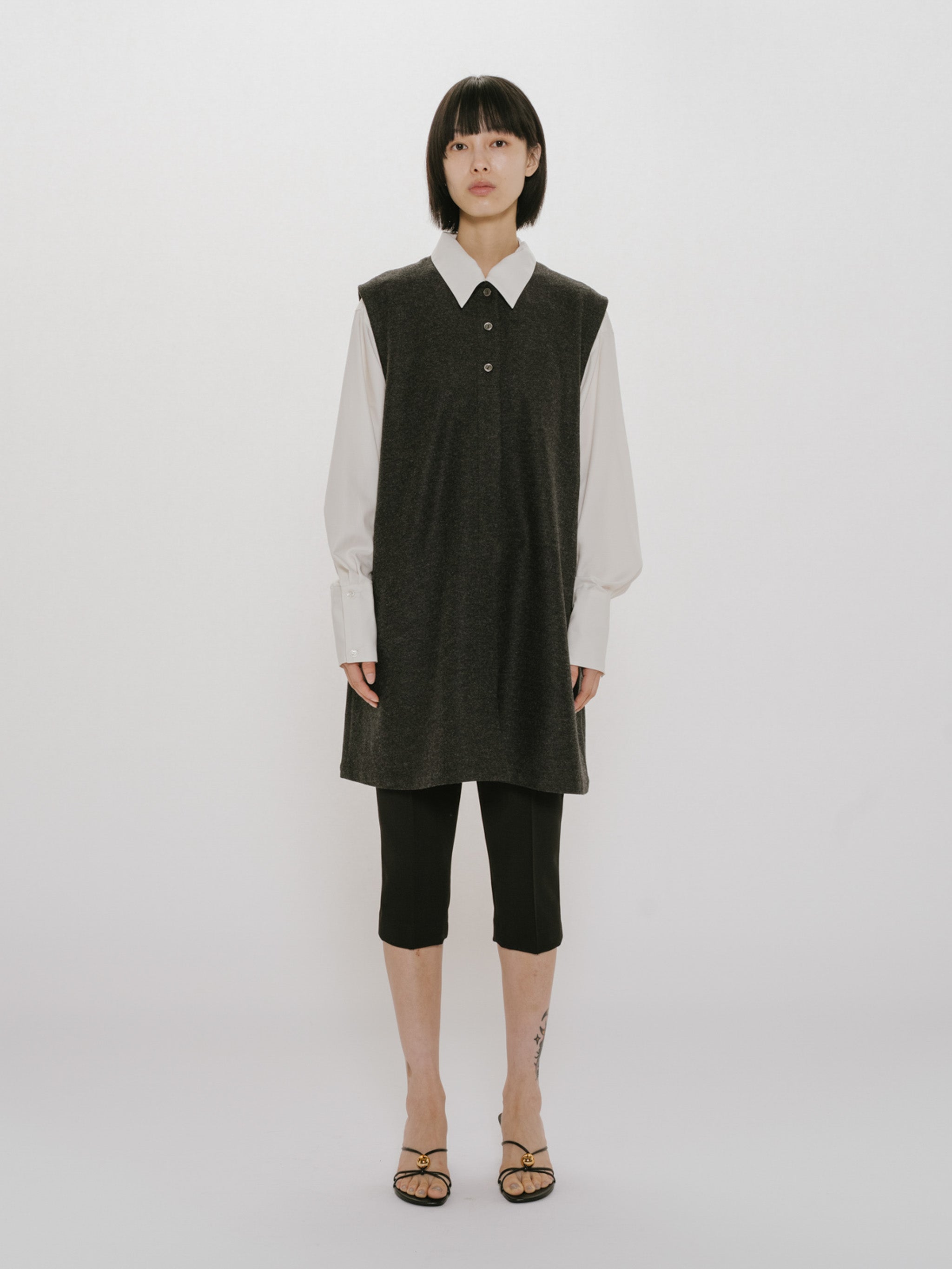 relax long cuffs shirt