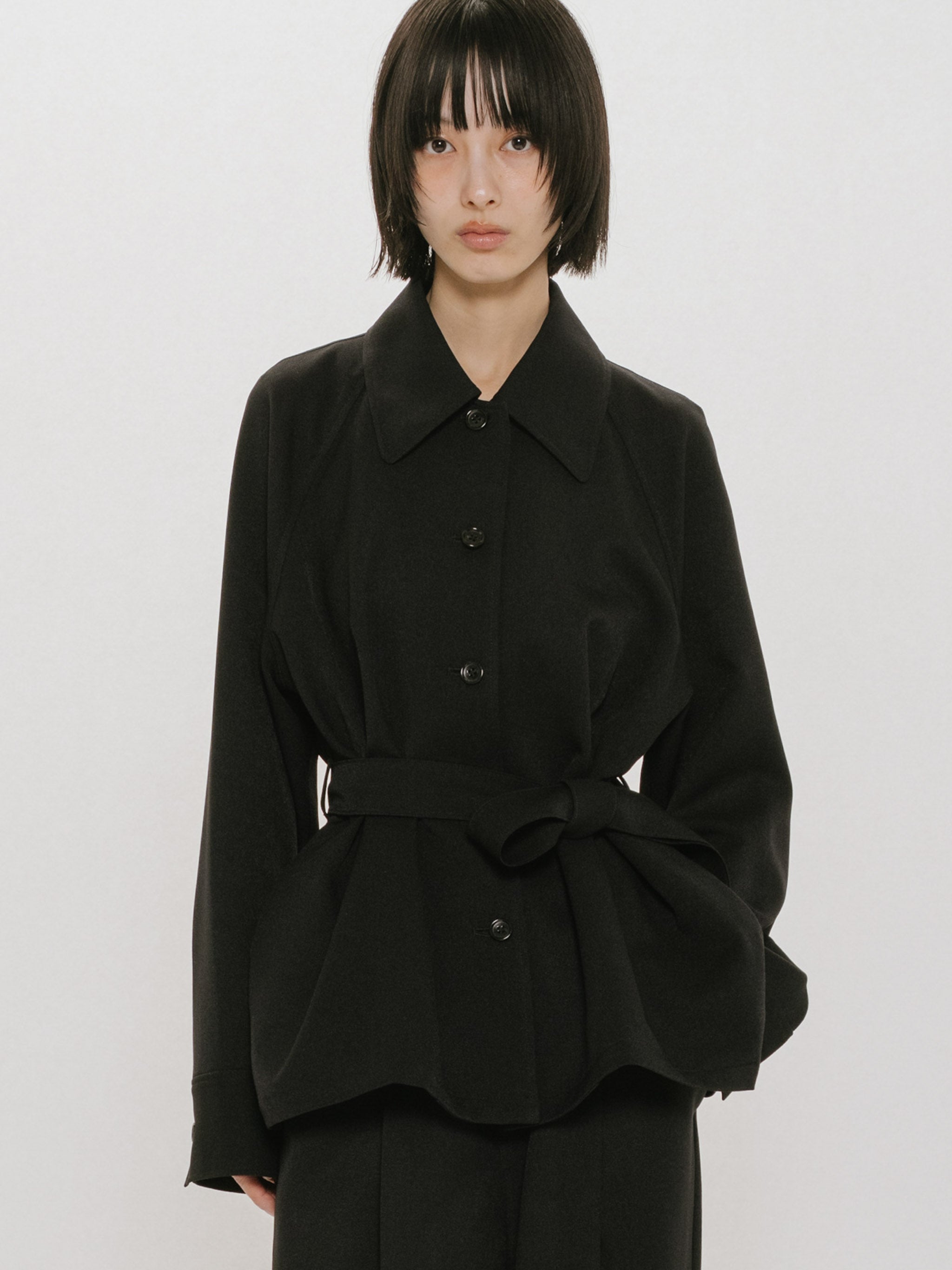 soutien collar shirt jacket