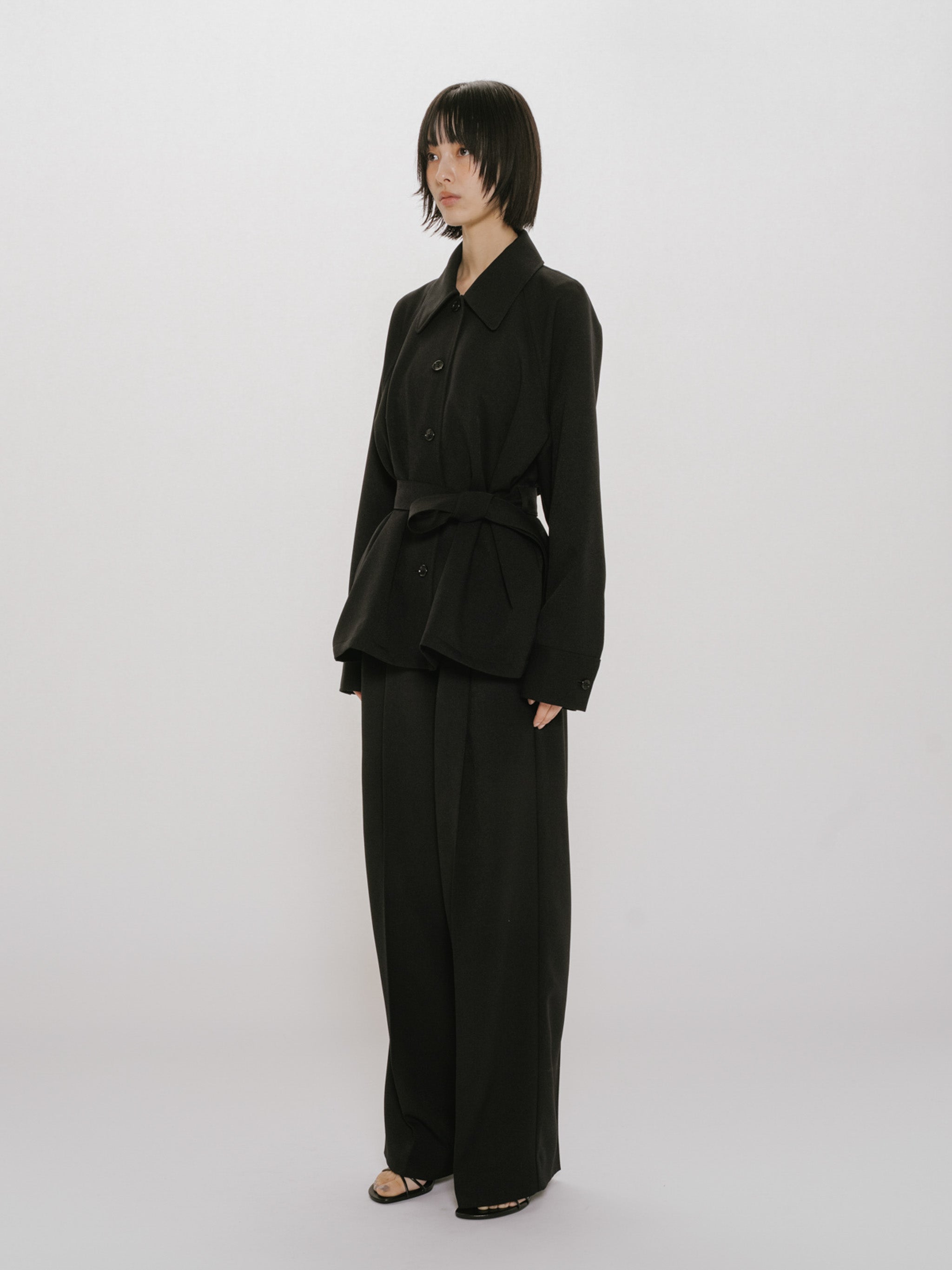soutien collar shirt jacket