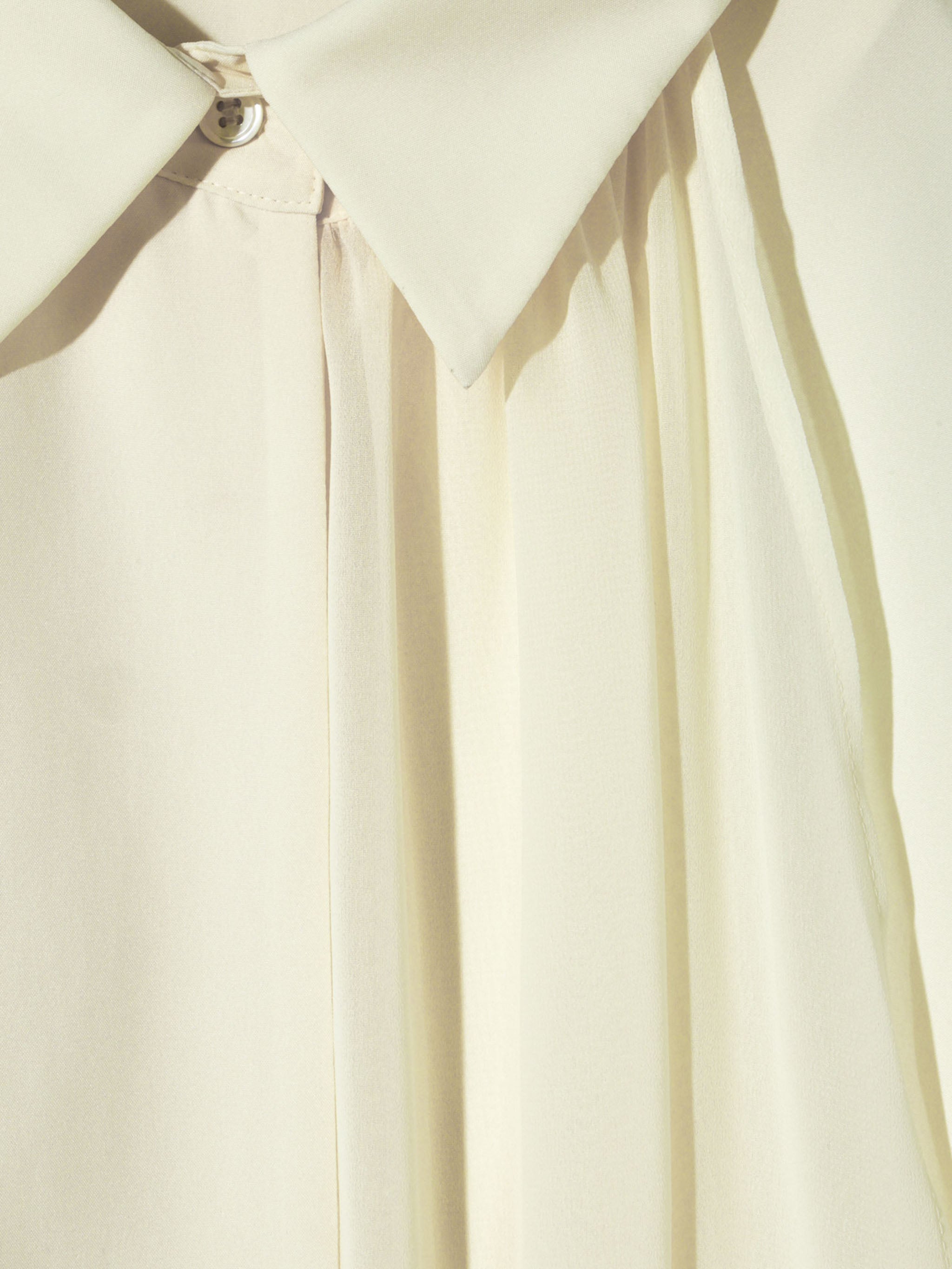 sheer layered shirt