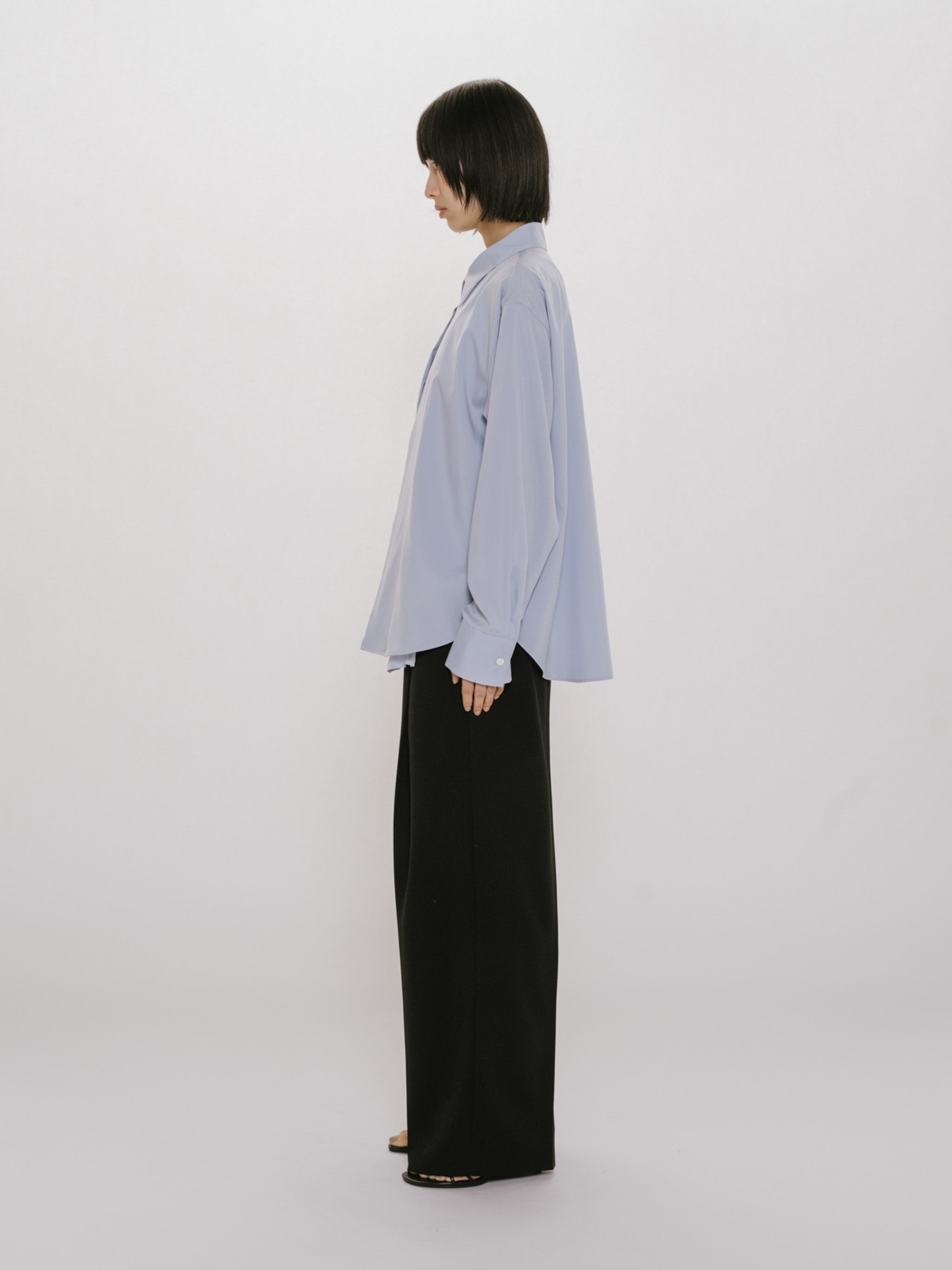 sheer layered shirt