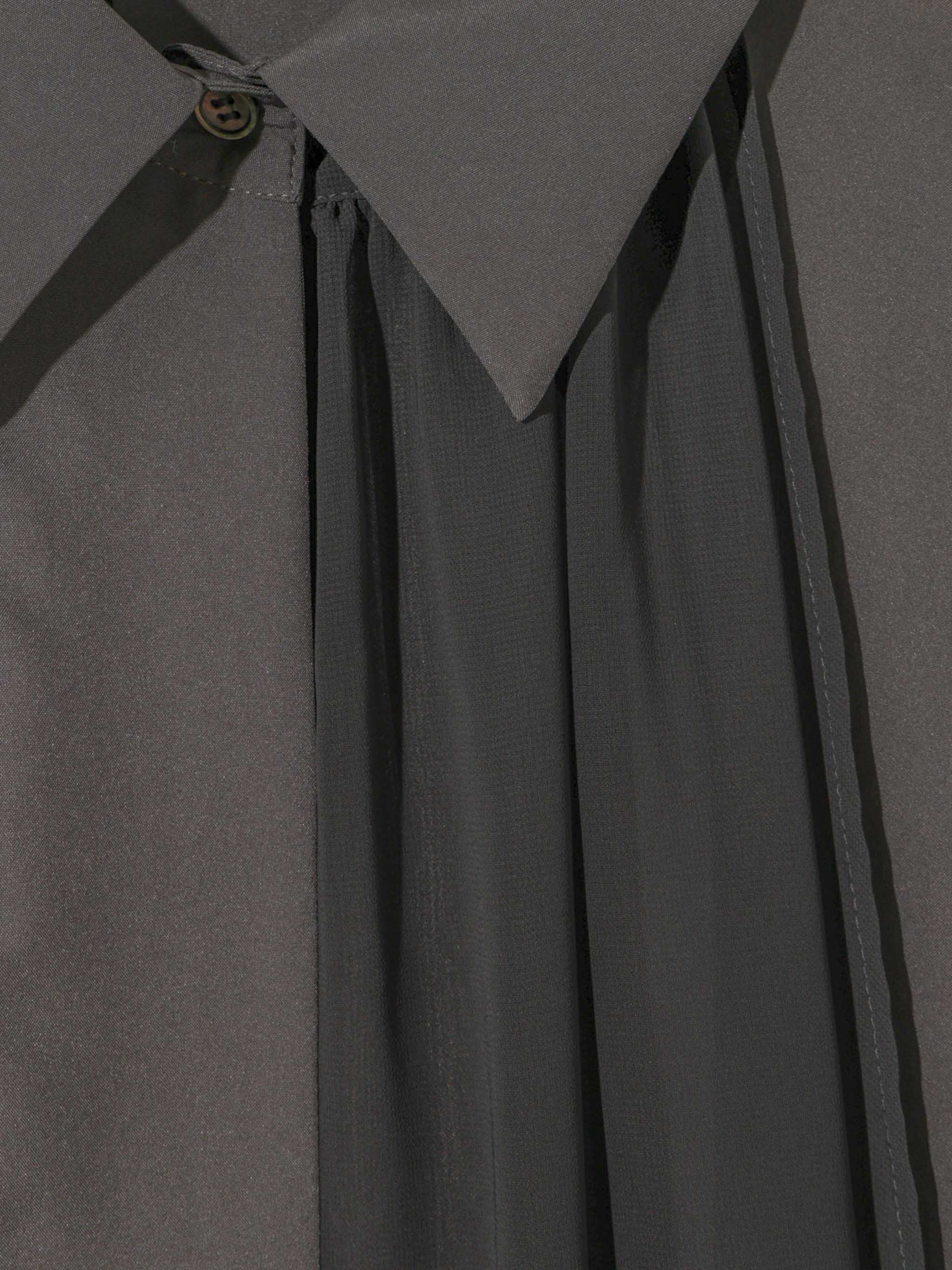 sheer layered shirt