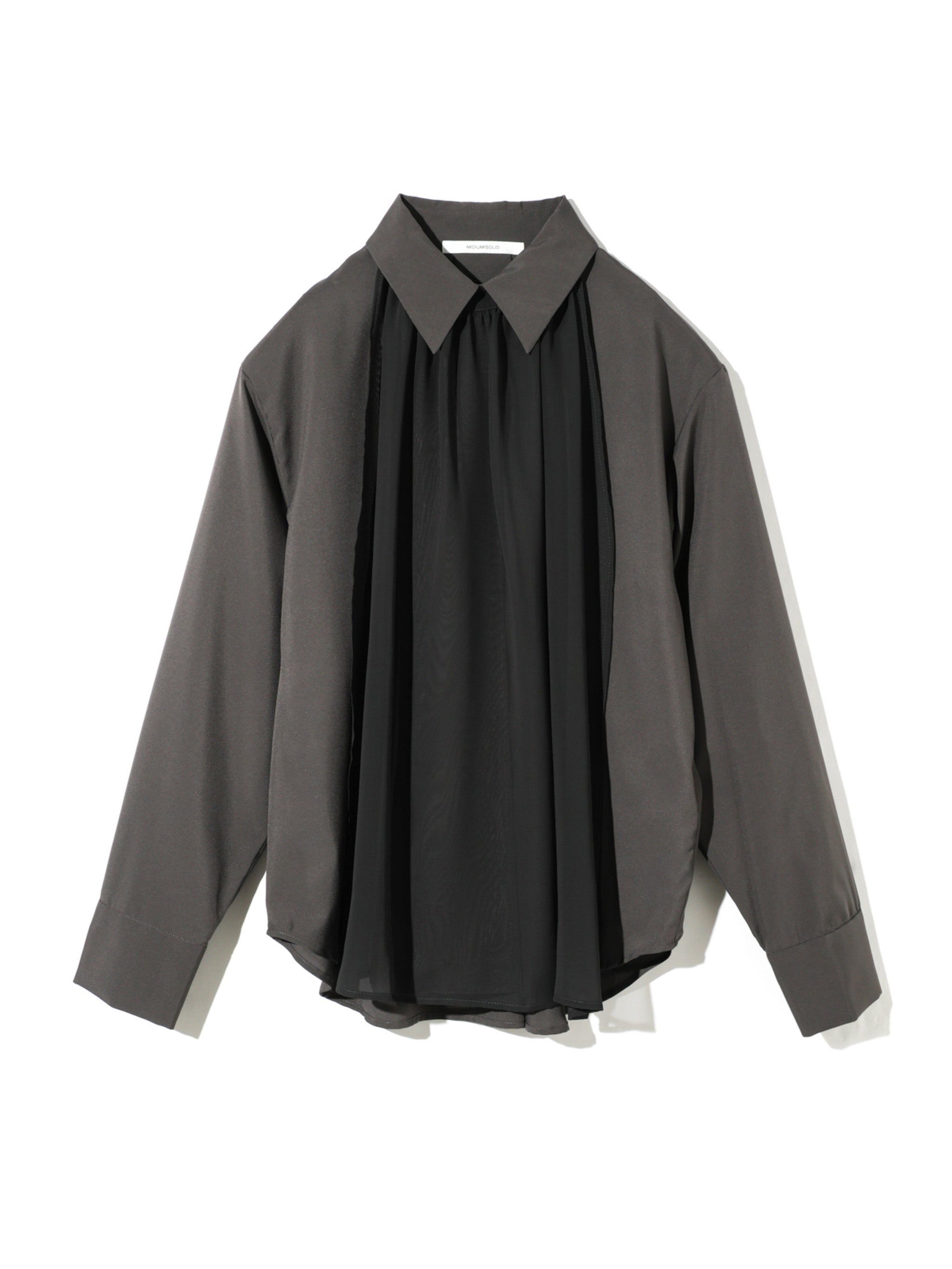 sheer layered shirt