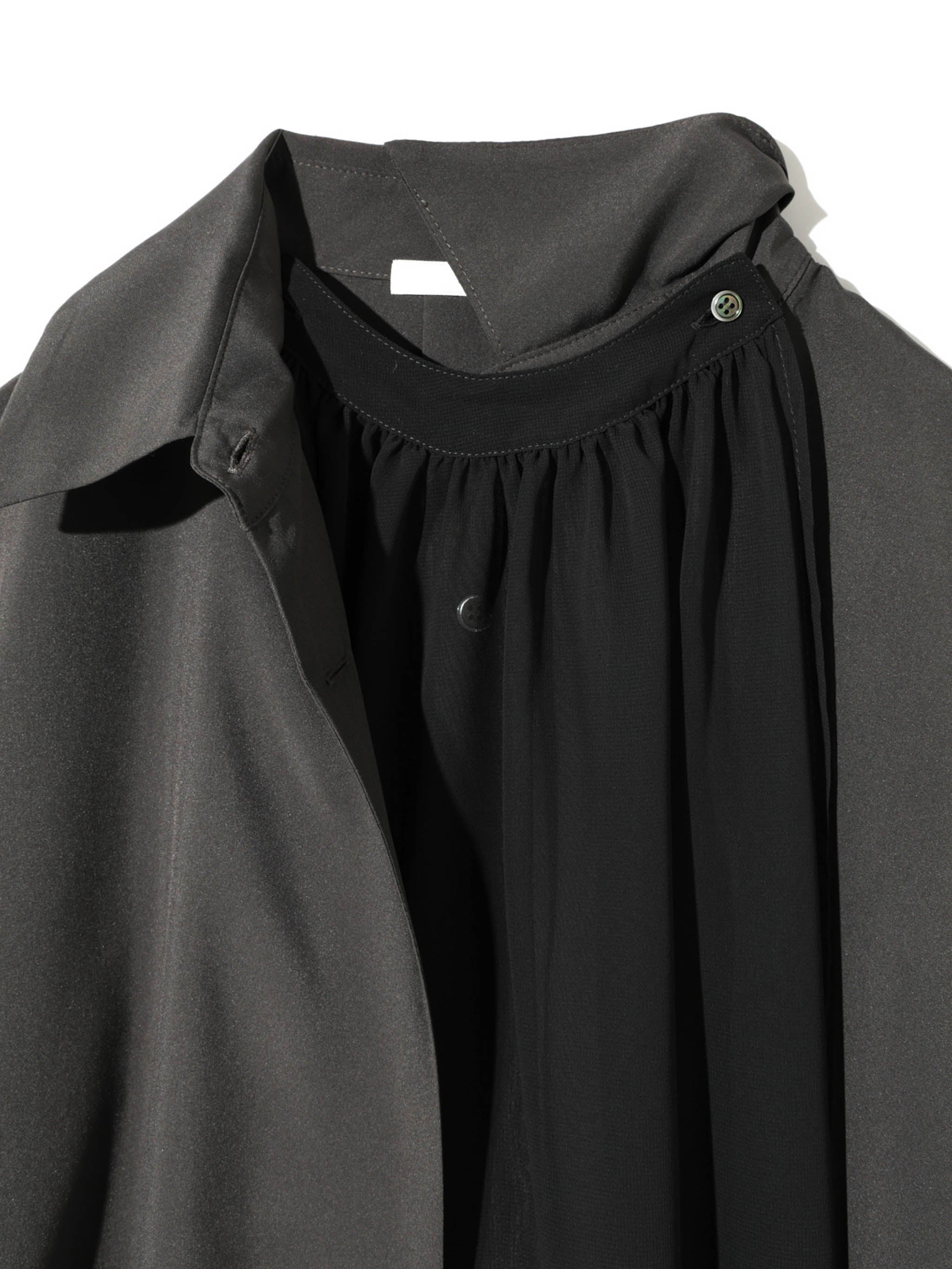 sheer layered shirt