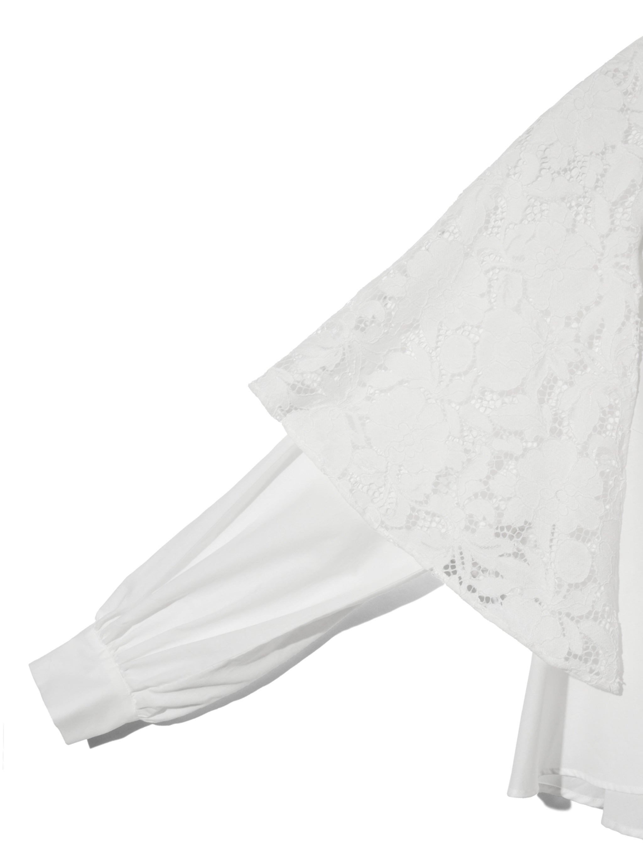 lace flare blouse