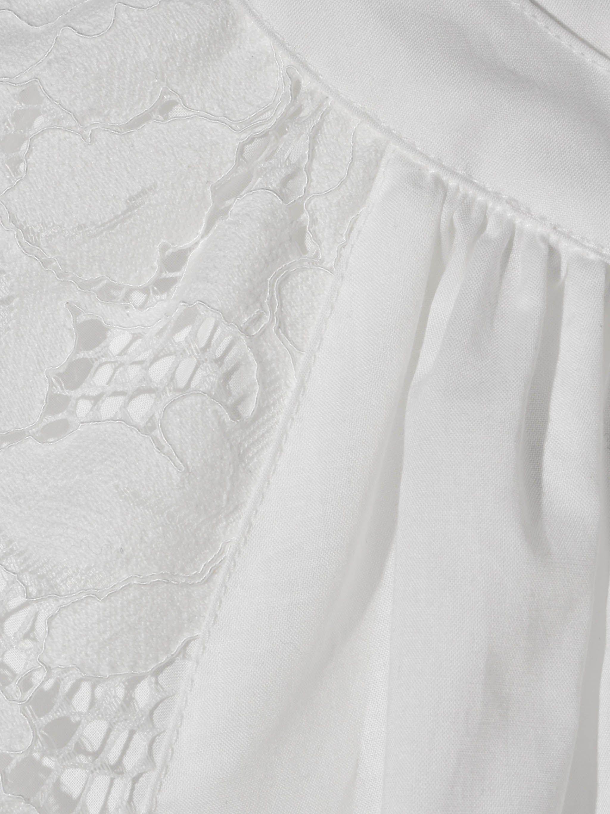 lace flare blouse