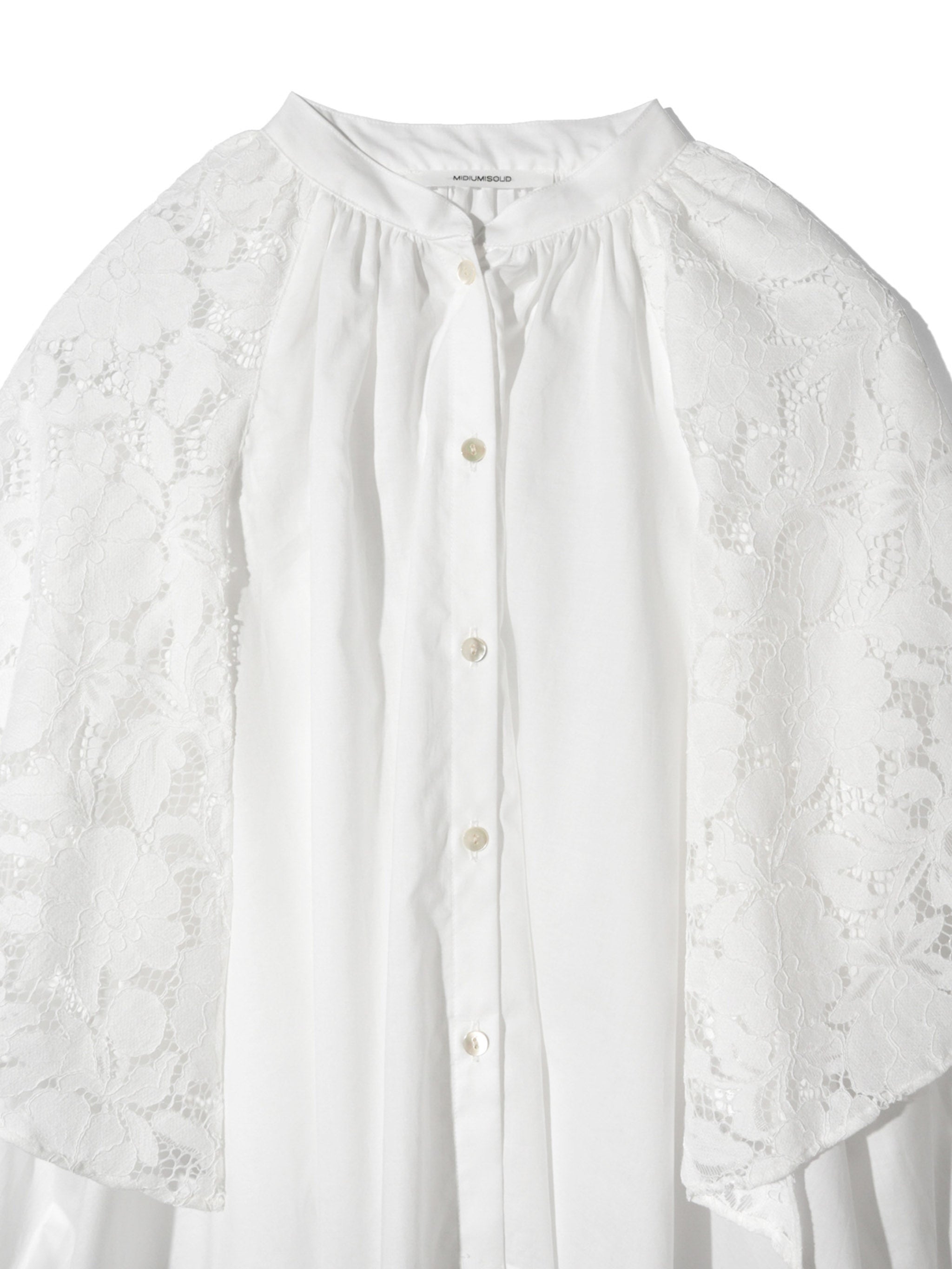 lace flare blouse