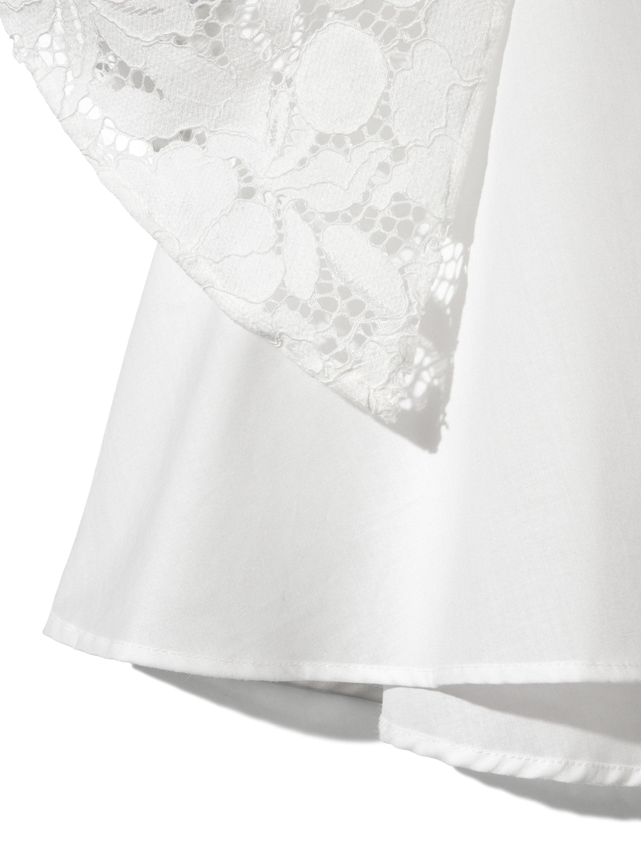 lace flare blouse