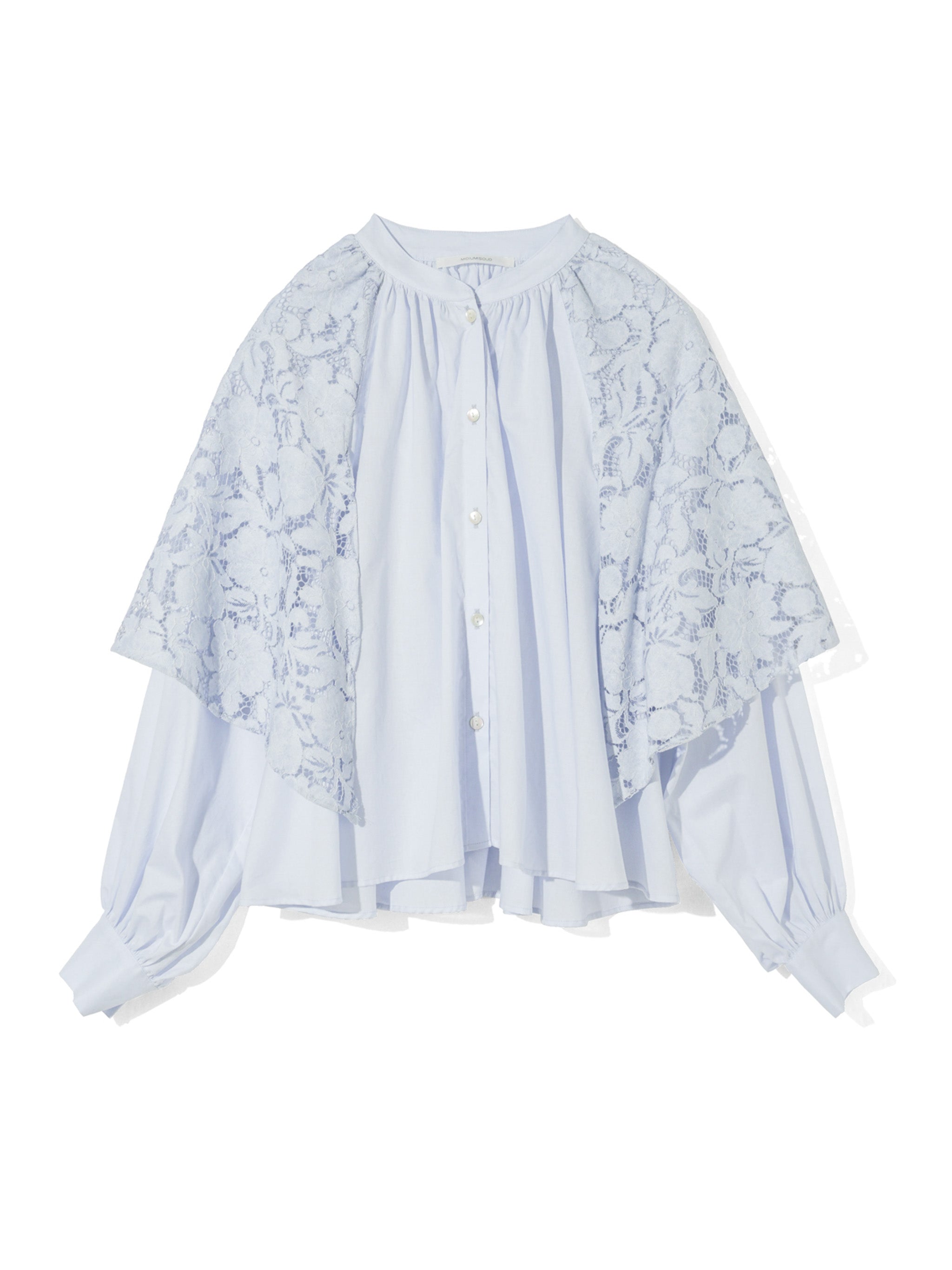 lace flare blouse