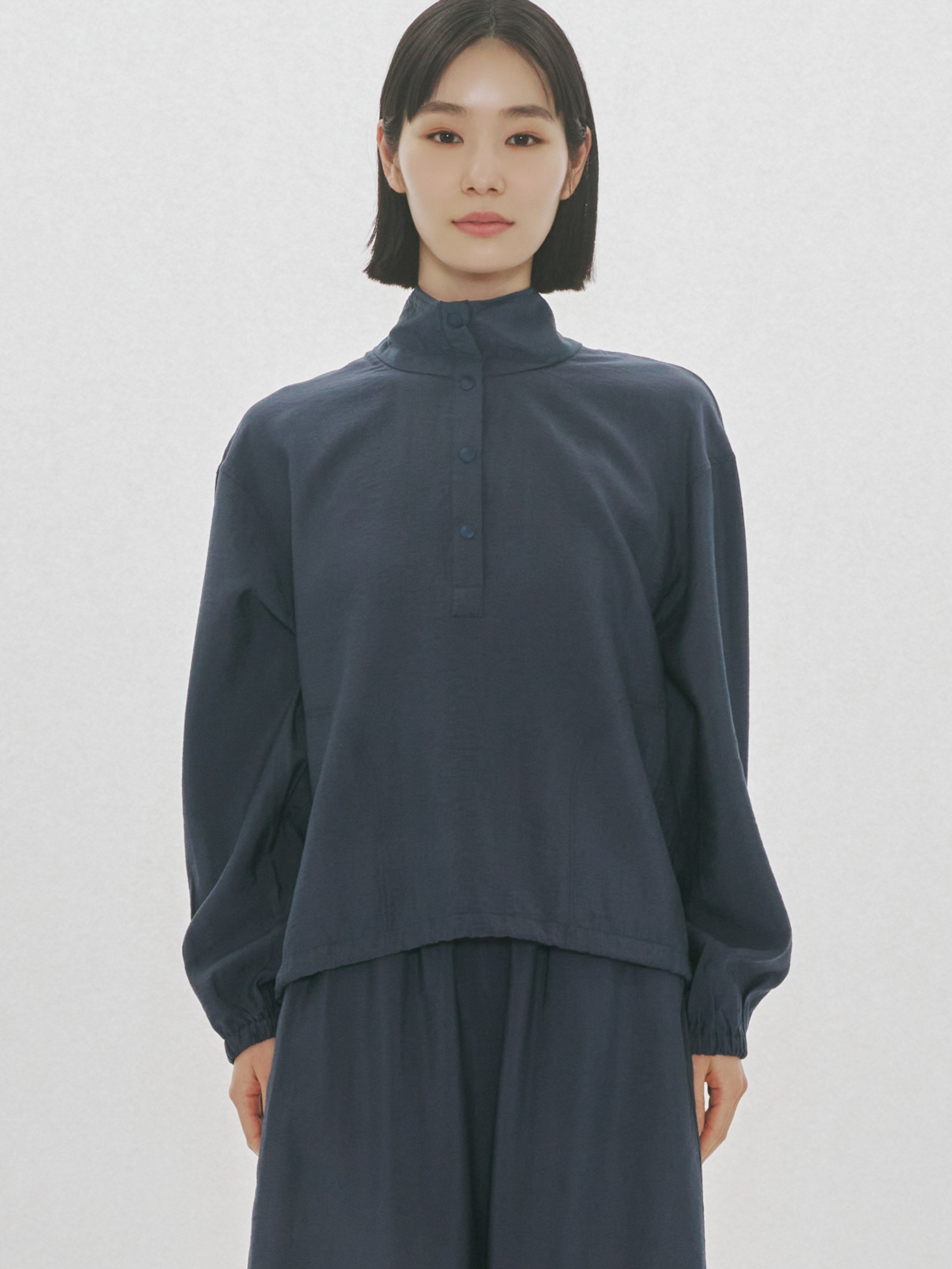 poplin anorak pullover