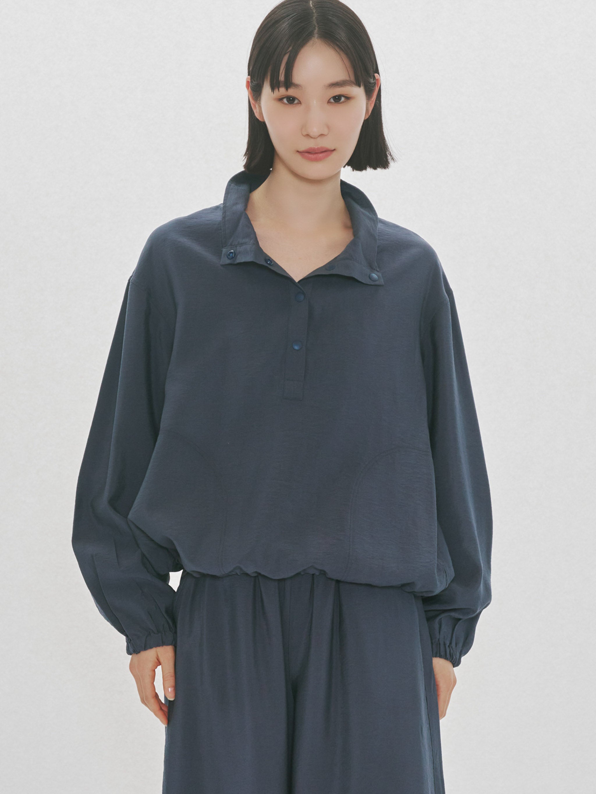 poplin anorak pullover